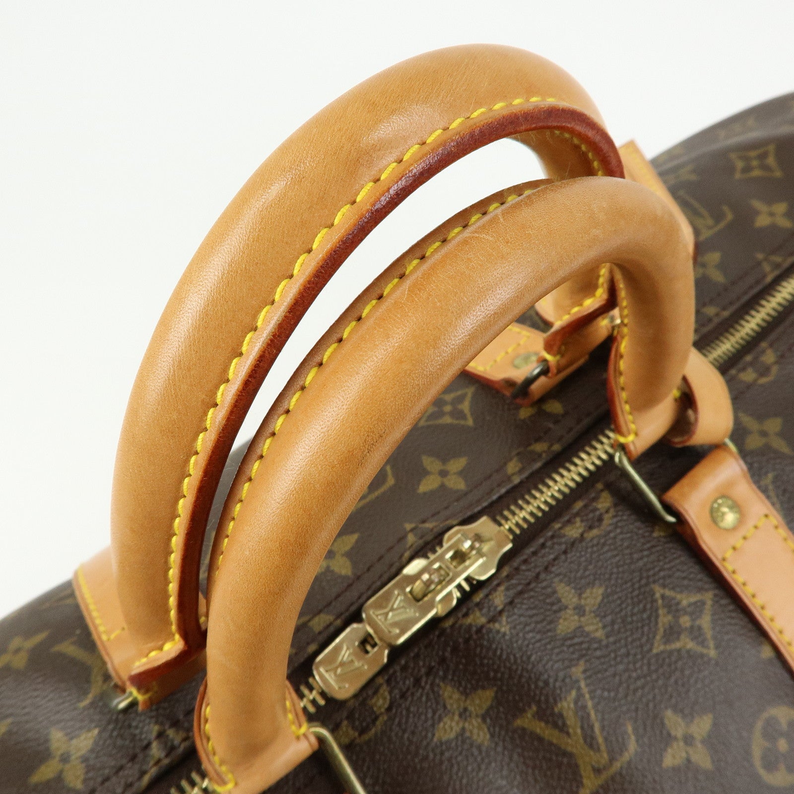 Louis Vuitton Monogram Keep All Bandouliere 55 Boston Bag M41414