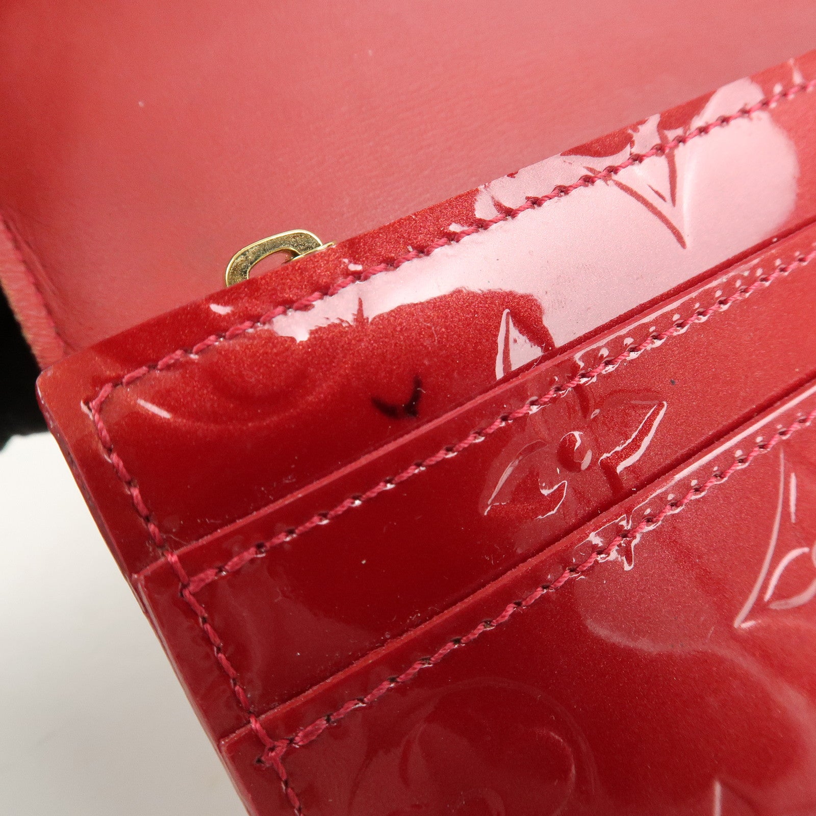 Louis Vuitton Monogram Vernis Leather Portefeuille Sarah M93530 Used