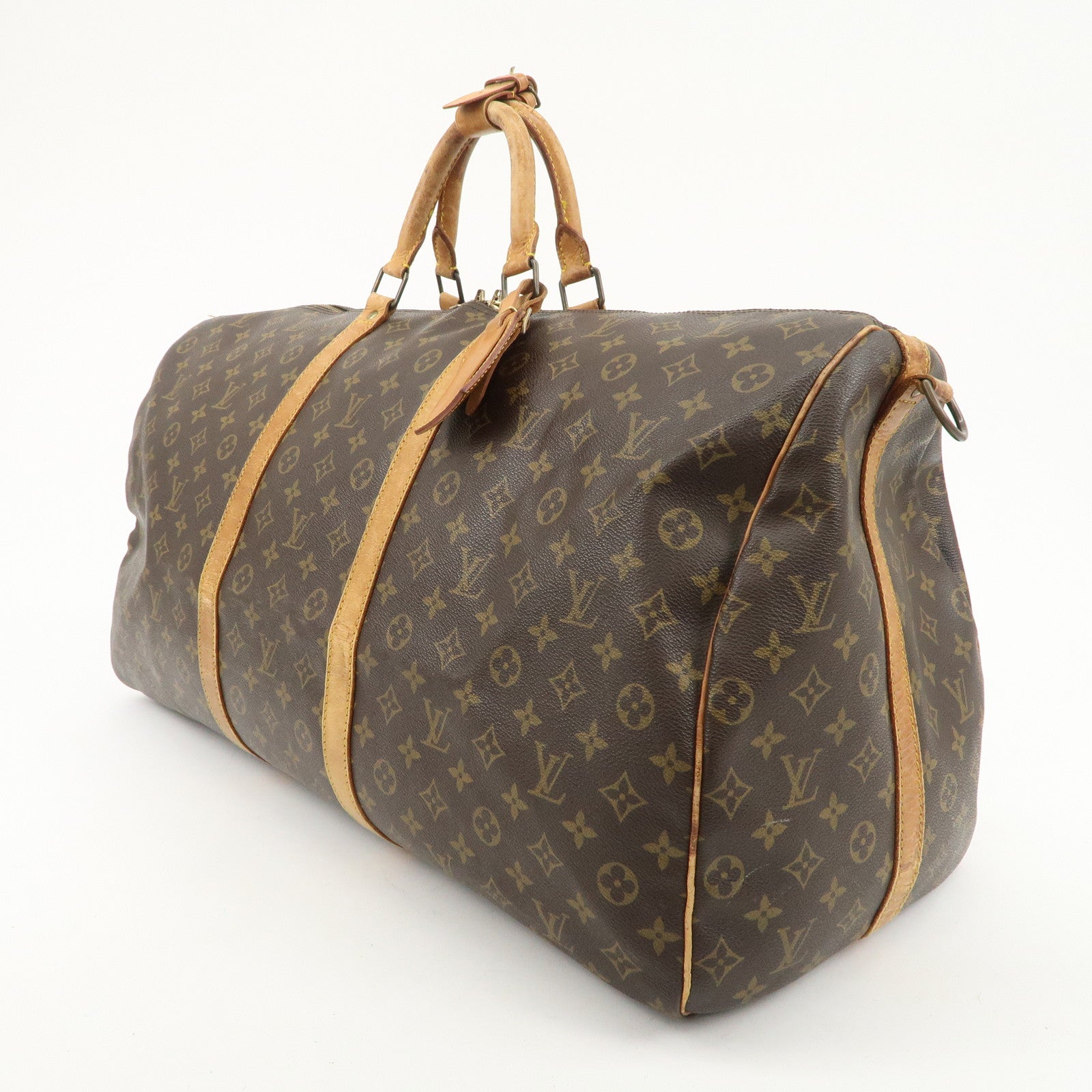 Louis Vuitton Monogram Keep All Bandouliere 60 Boston Bag M41412 Used
