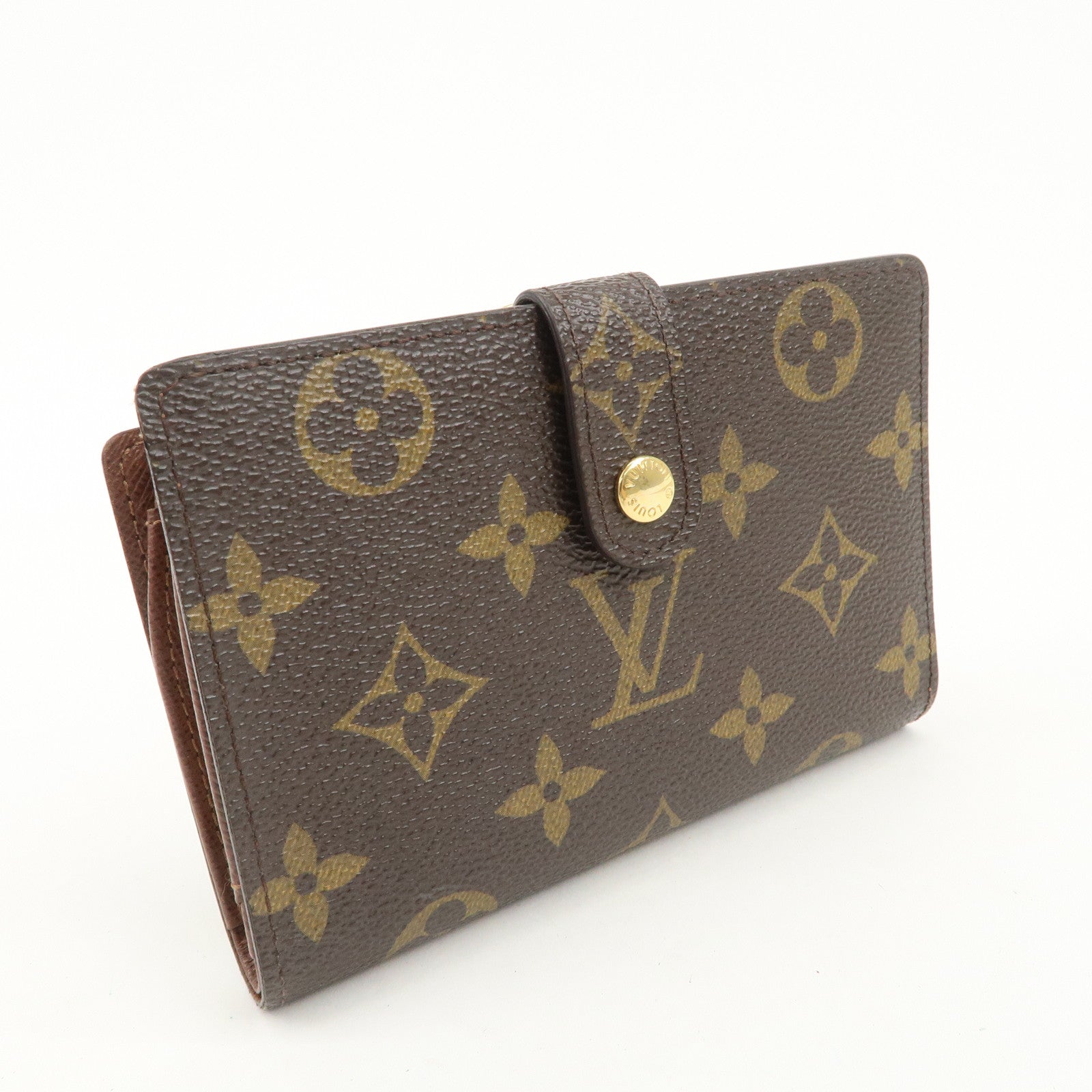 Louis Vuitton Monogram Portefeuille Viennois Wallet Brown M61674 Used