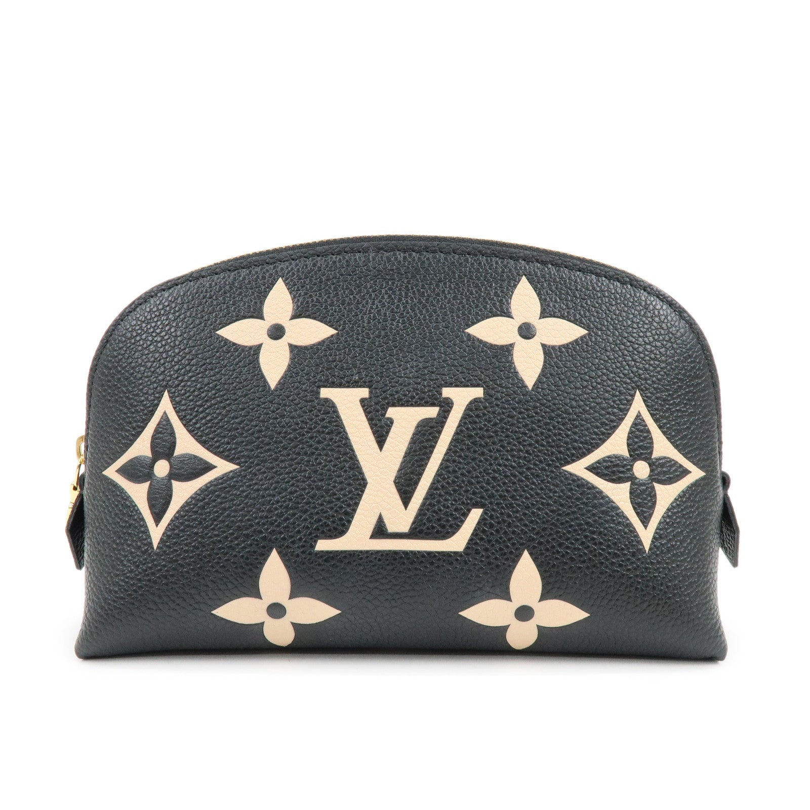 Louis Vuitton Bicolor Monogram Empreinte Cosmetic Pouch Noir M59086