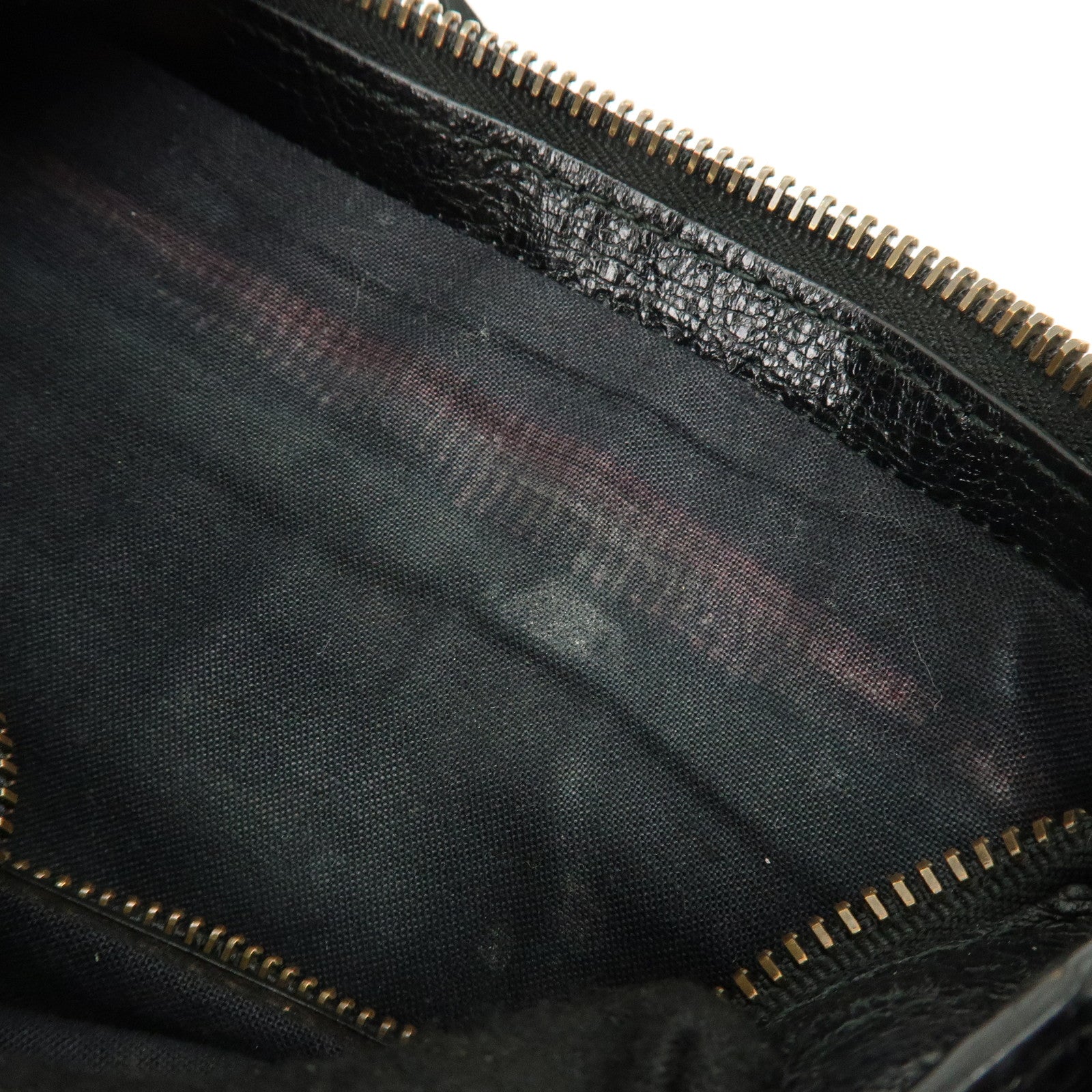BALENCIAGA Classic Mini City Leather 2Way Hand Bag Black 300295
