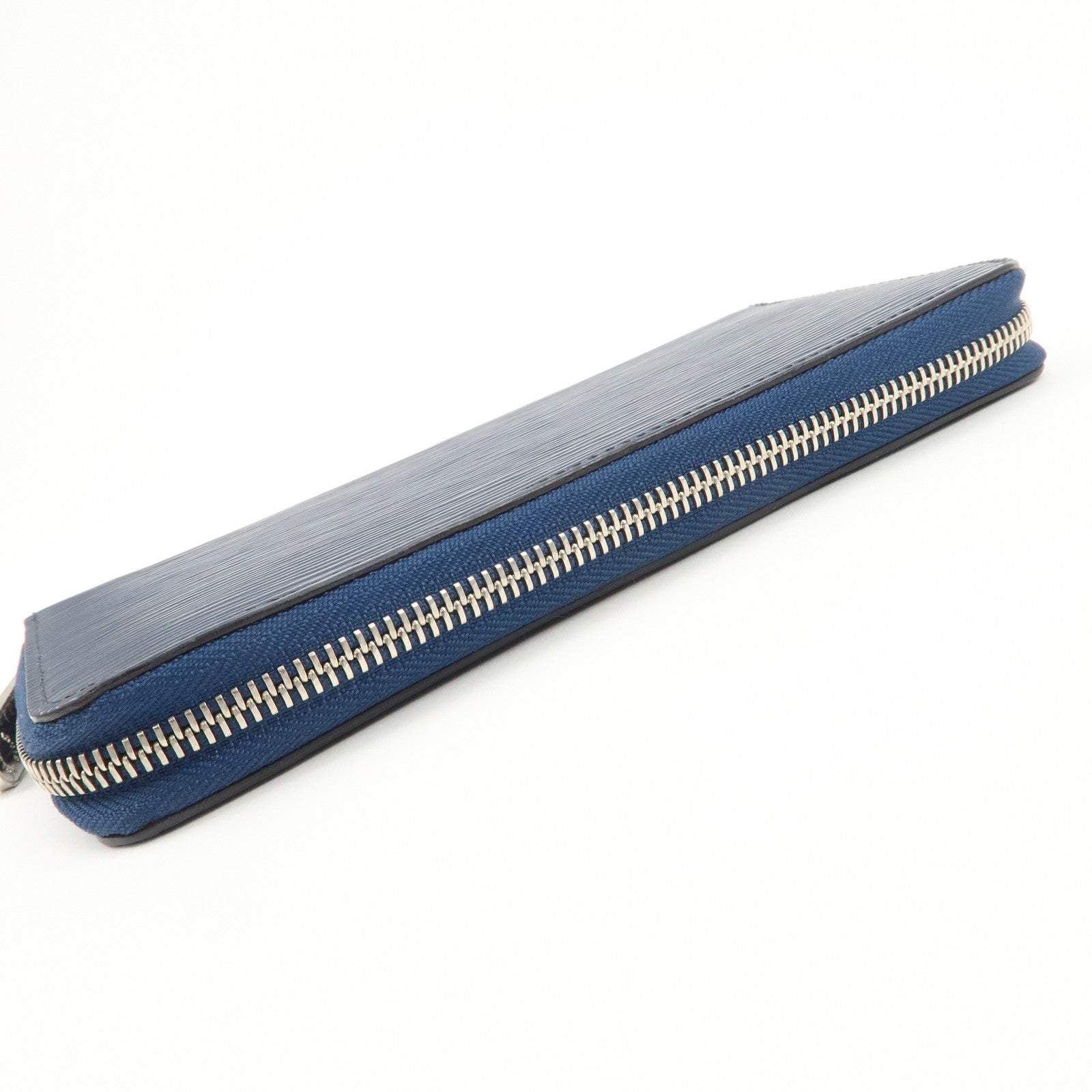 Louis Vuitton Epi leather Zippy Long Wallet Andigo Blue M61873 Used