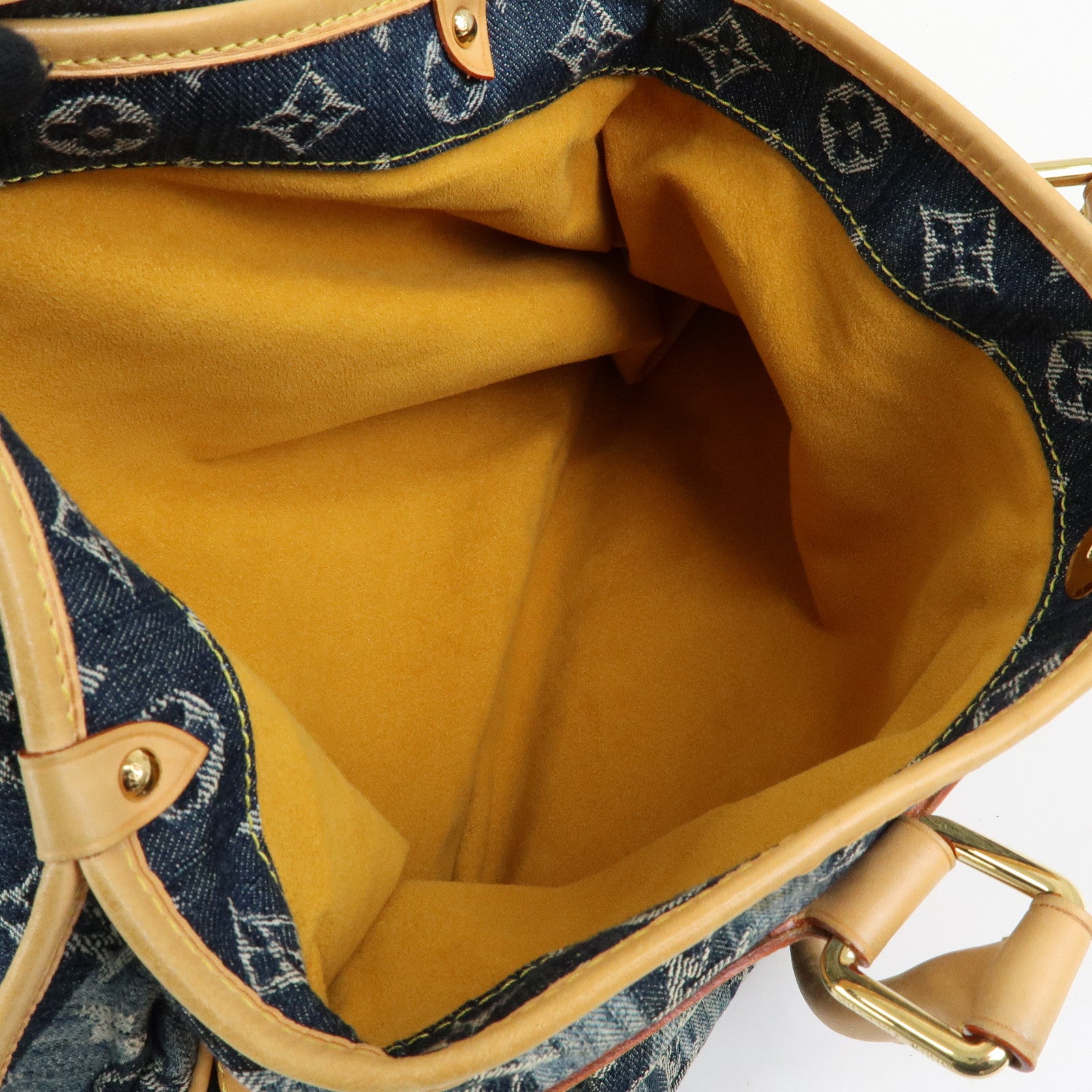 Louis Vuitton Monogram Denim Cabas Raye GM 2Way Hand Bag M95336