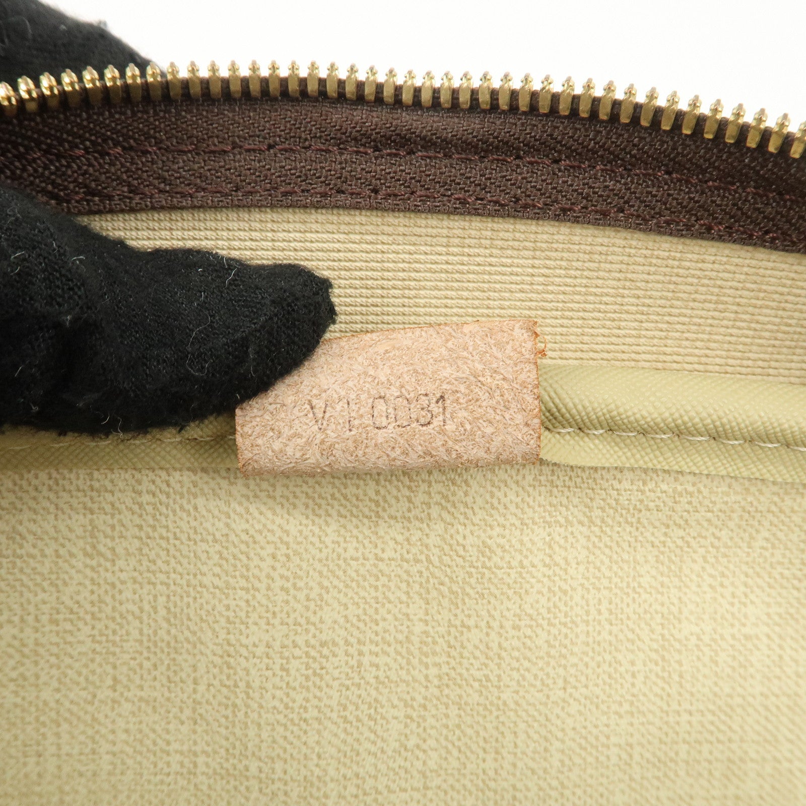 Louis Vuitton Monogram Deauville Hand Bag Brown M47270 Used