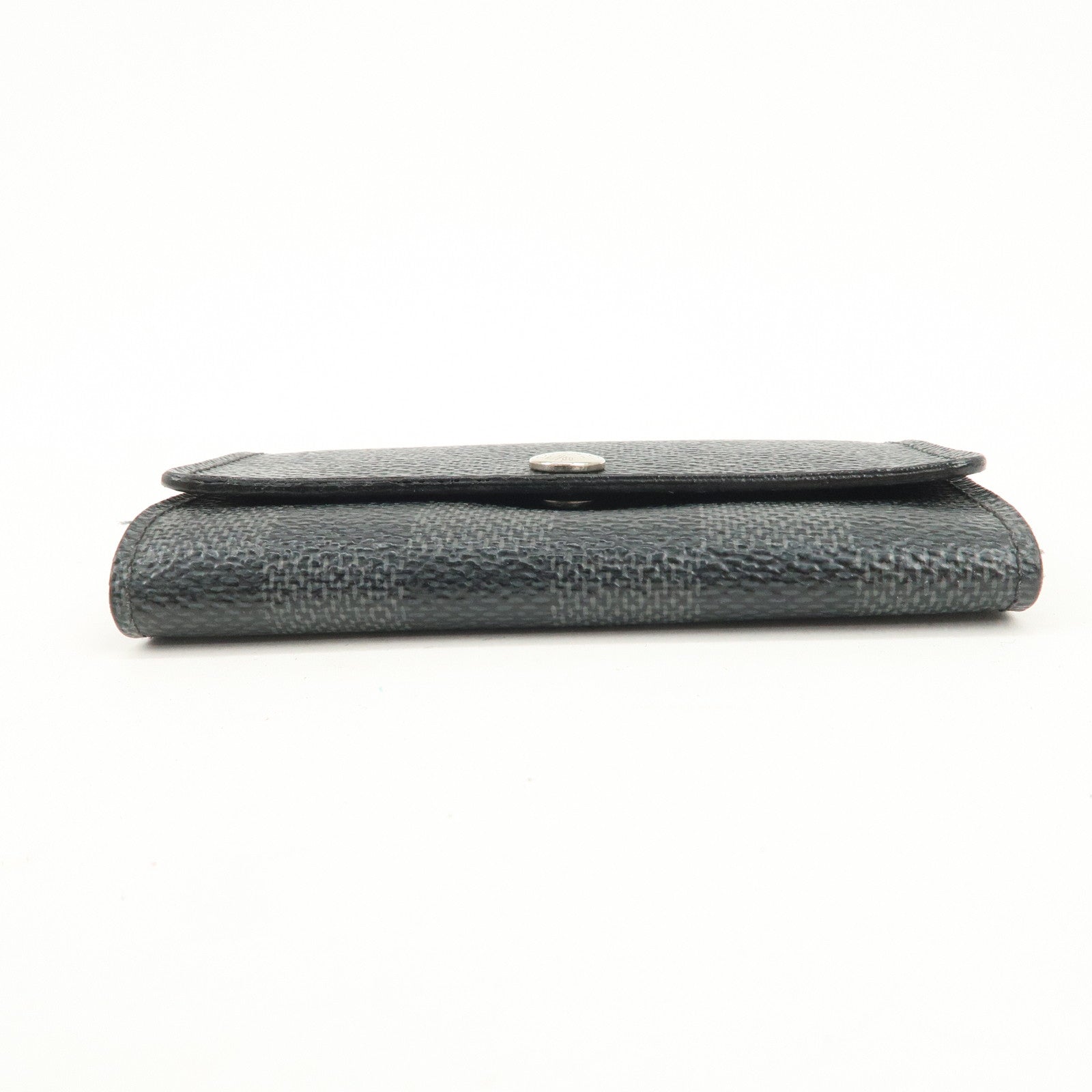 Louis Vuitton Damier Graphite Multicle 6 Key Case Gray Black N62662