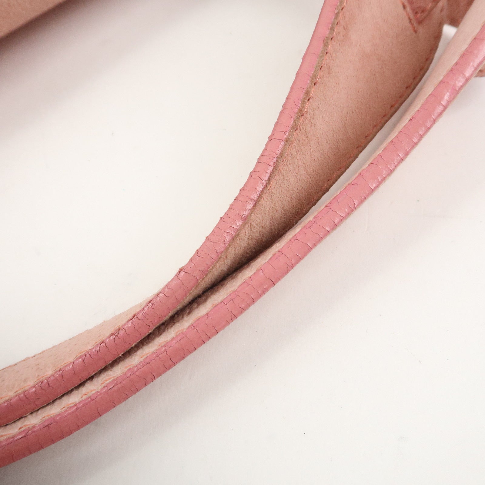 LOEWE Anagram Suede Shoulder Bag Hand Bag Pink