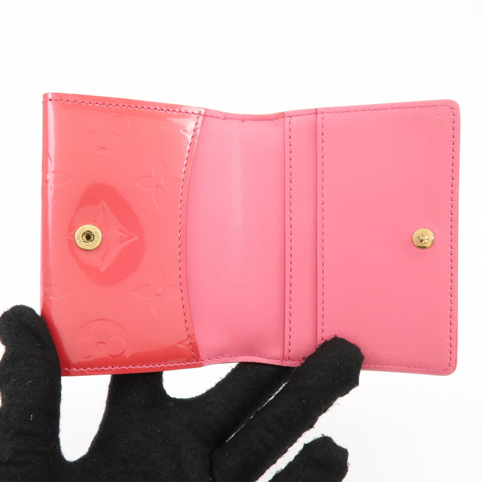 Louis Vuitton Monogram Vernis Ludlow Bi-fold Compact Wallet M9143F
