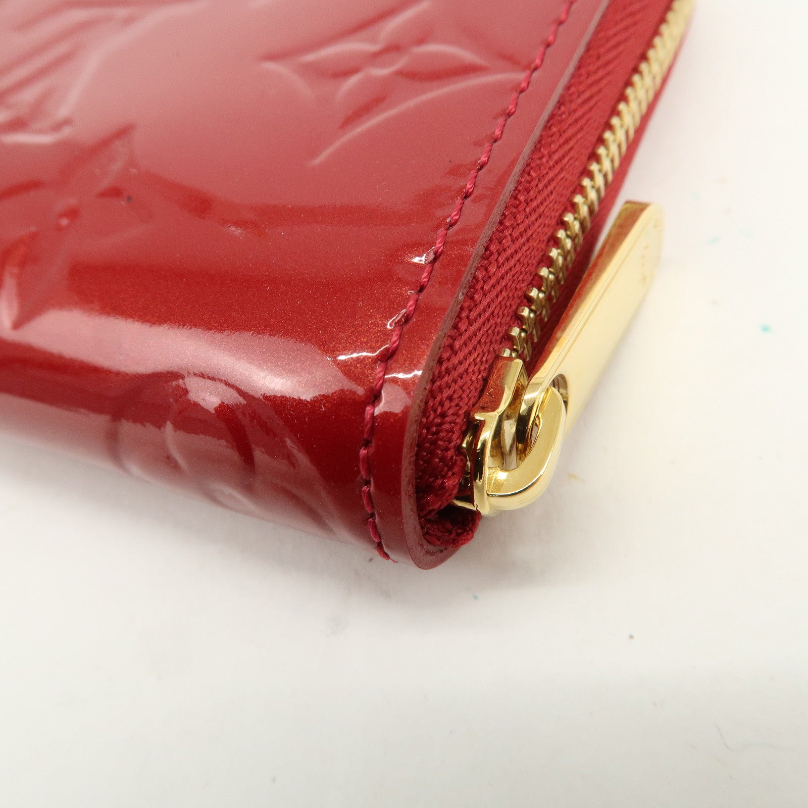 Louis Vuitton Monogram Vernis Zippy Coin Purse Pomme d'Amour M93608