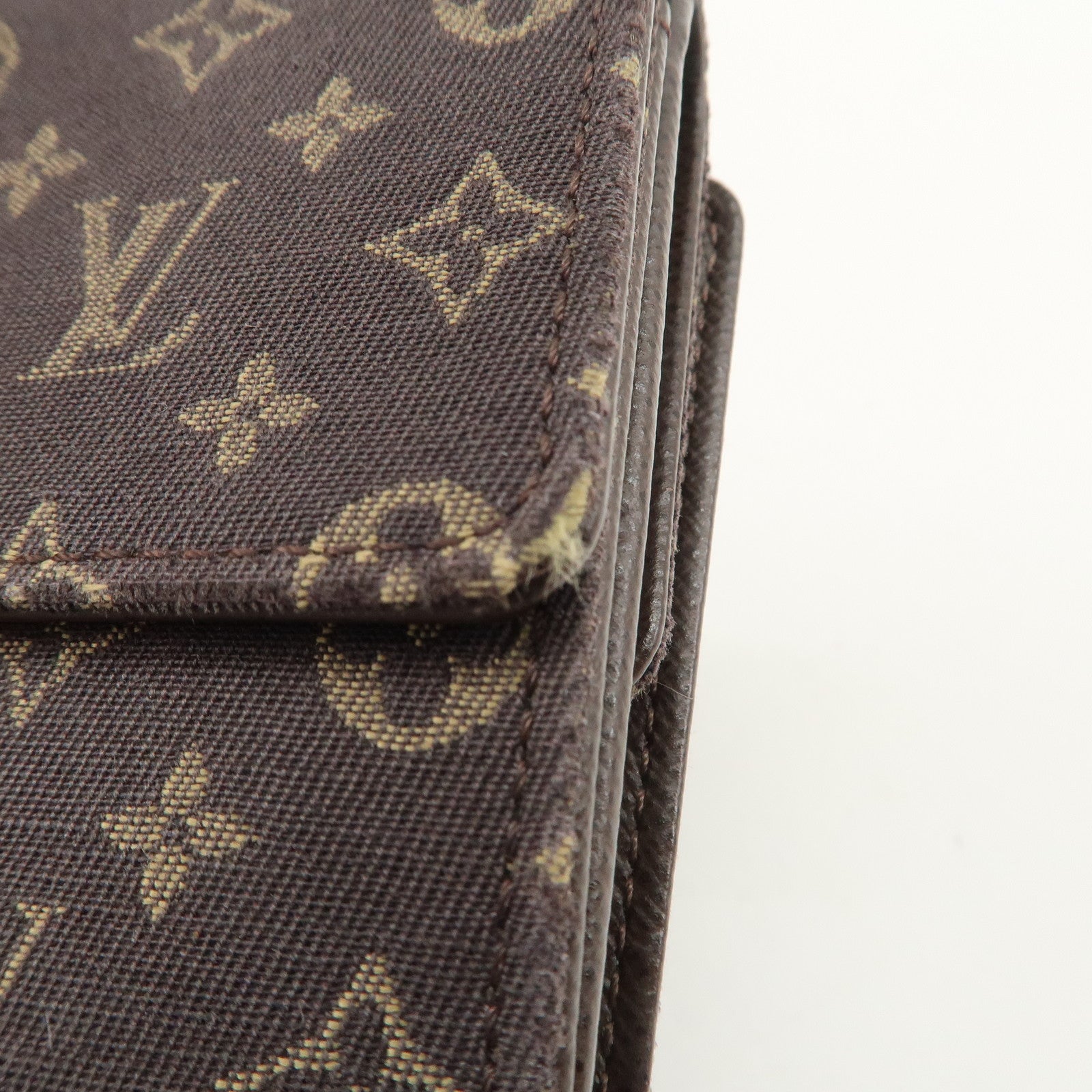 Louis Vuitton Monogram Mini Lin Portefeuille Elise Wallet M95233