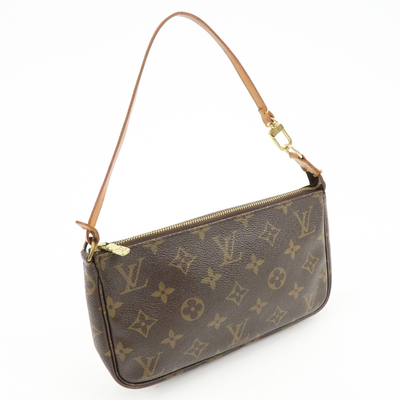Louis Vuitton Monogram Pochette Accessoires Pouch Hand Bag M51980