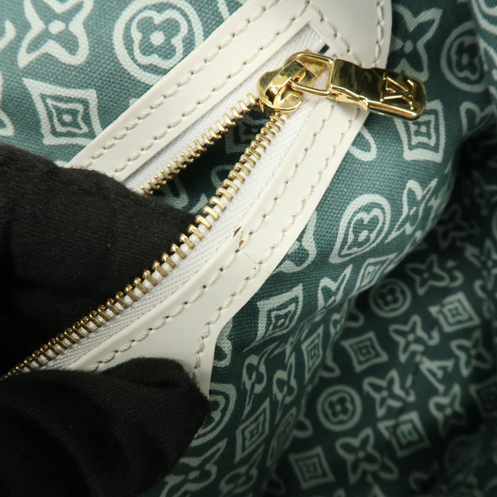 Louis Vuitton Cruise Line Tahitienne PM Canvas Tote Bag Mint M95678