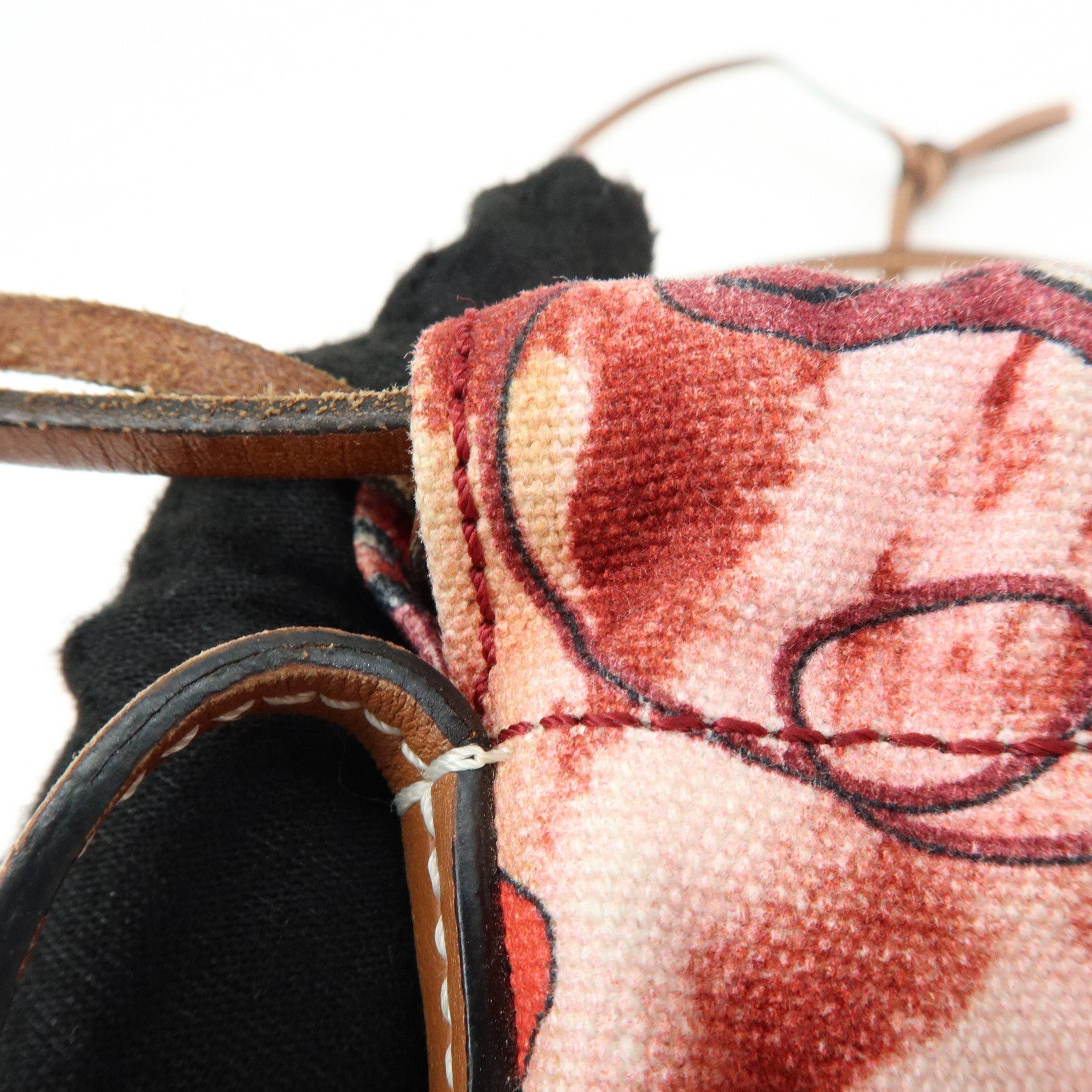 LOEWE Anagram Canvas Leather Shoulder Bag Paula’s Ibiza Collection
