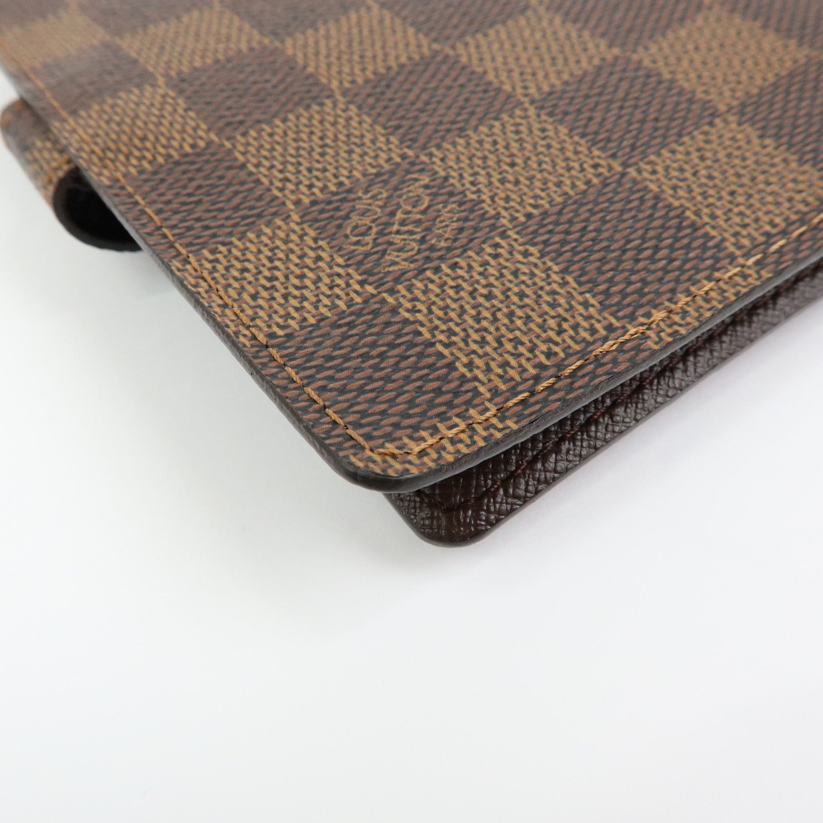 Louis Vuitton Damier Agenda PM Planner Cover Brown R20700