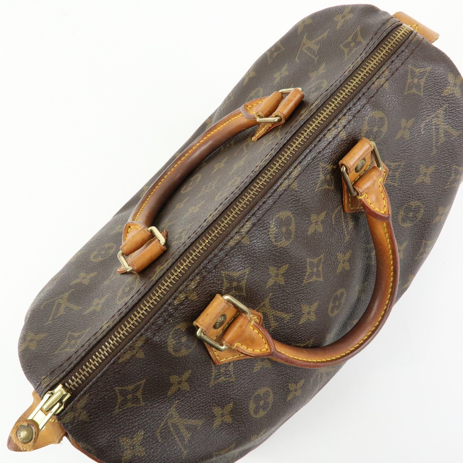 Louis Vuitton Monogram Speedy 30 Boston Bag Hand Bag Brown M41526