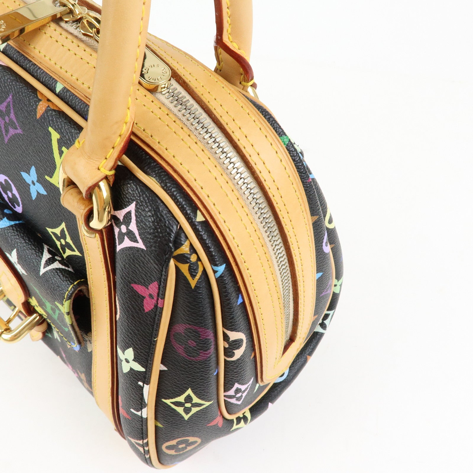 Louis Vuitton Monogram Multicolor Priscilla Hand Bag Noir M40097