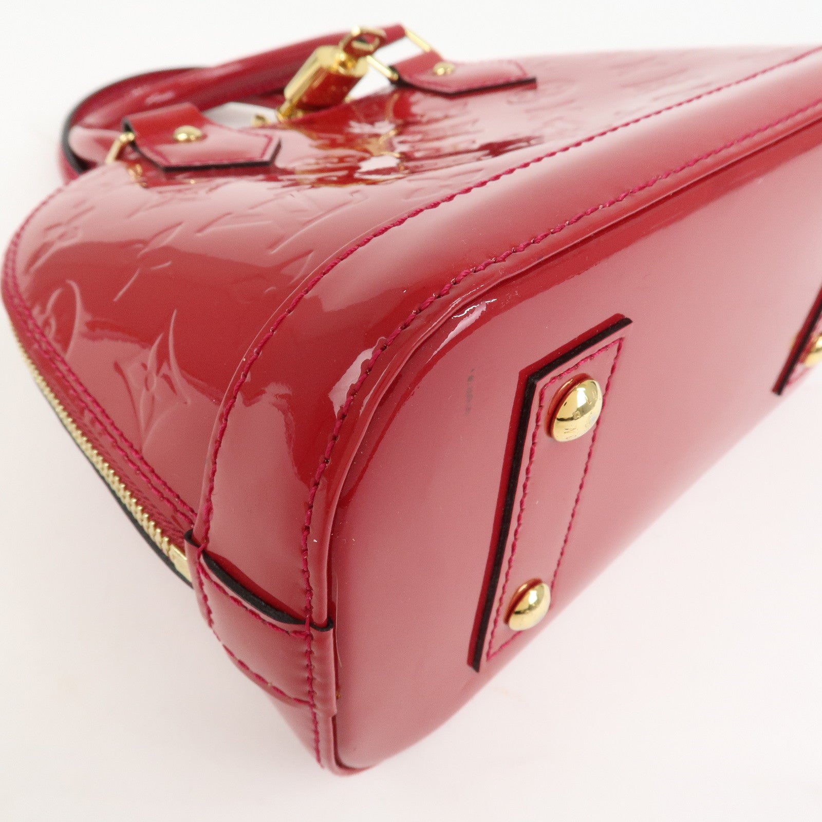 Louis Vuitton Monogram Vernis Alma BB 2Way Bag Hand Bag M91771