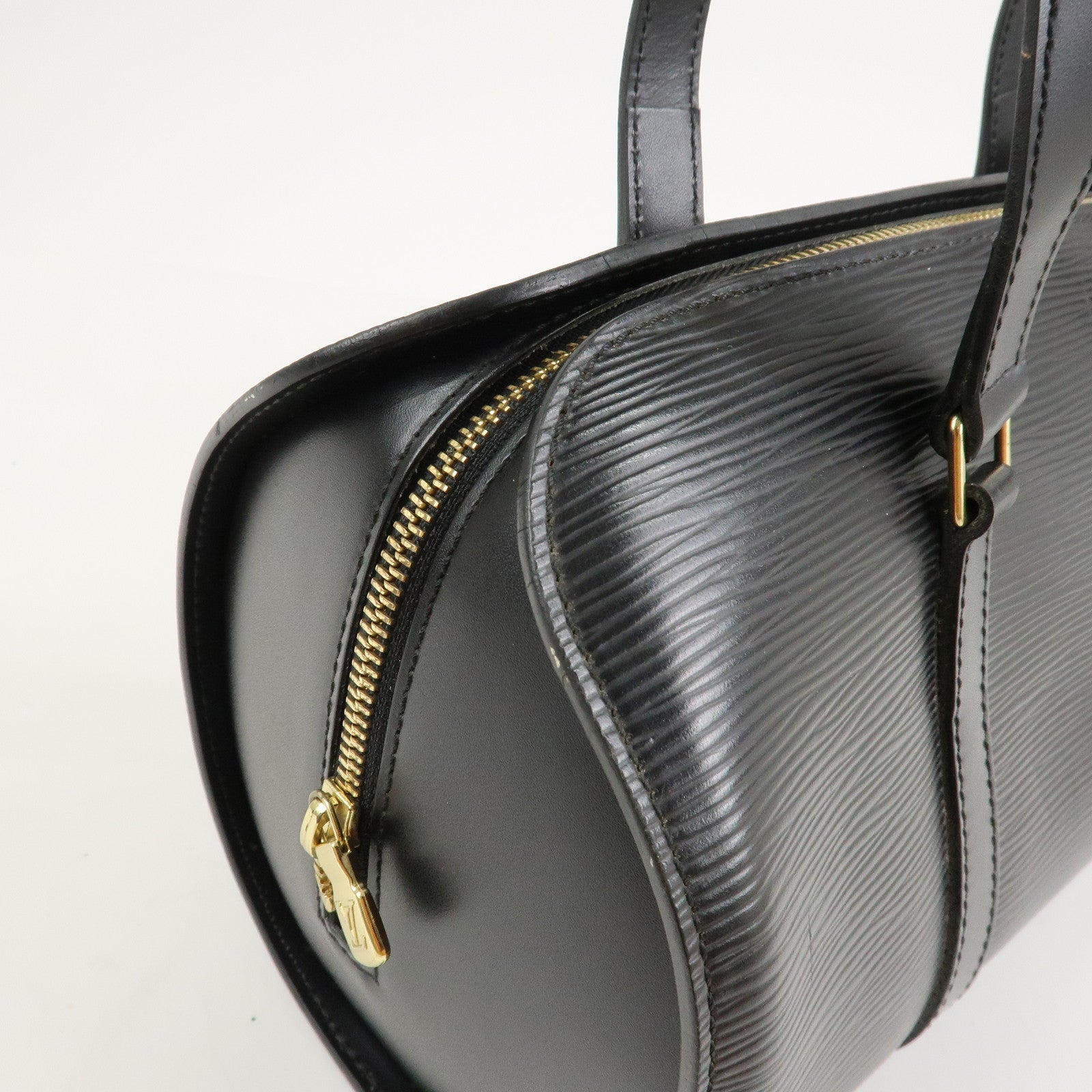 Louis Vuitton Epi Soufflot Hand Bag Shoulder Bag Noir Black M52862