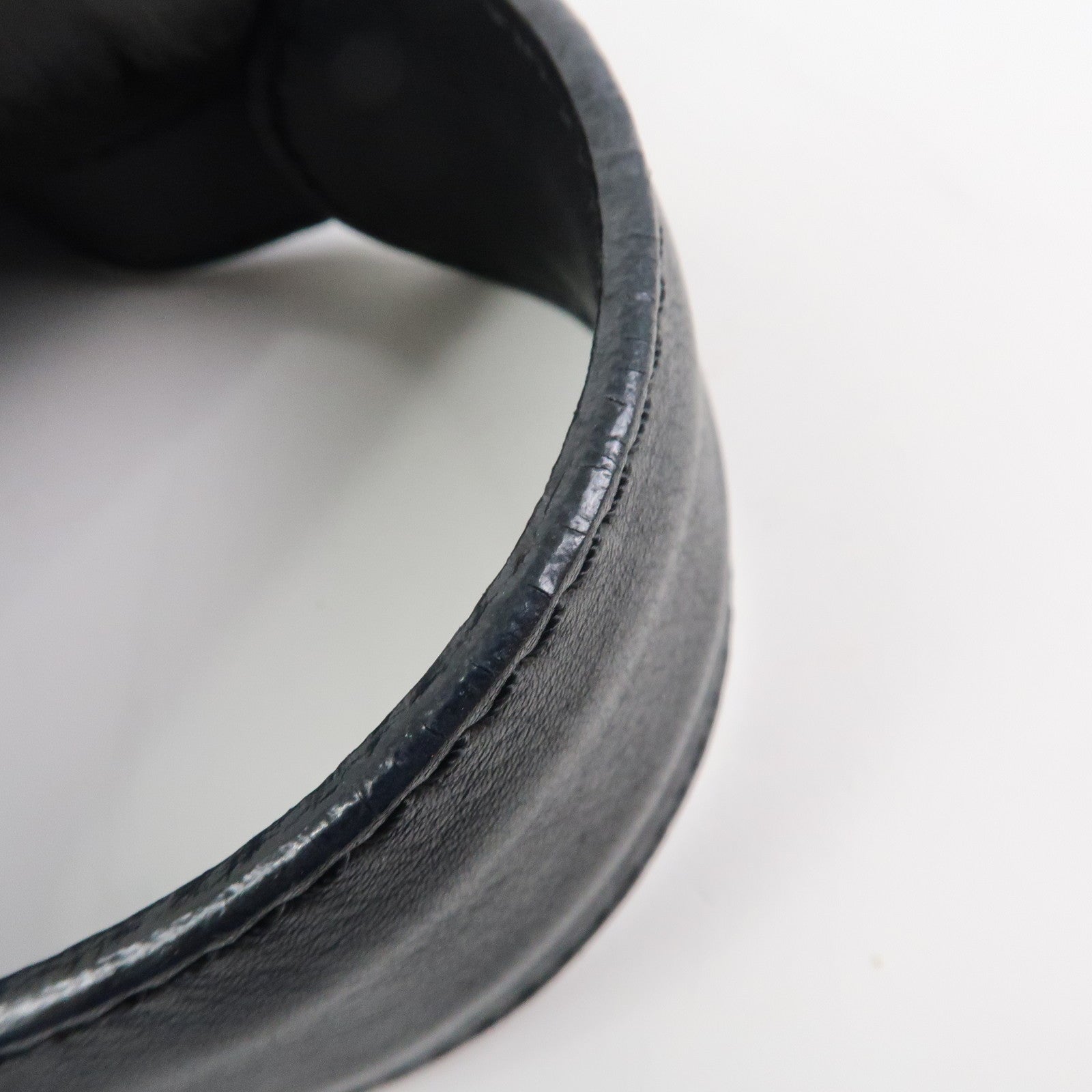 CHANEL COCO Mark Tweed Leather Shoulder Bag Black Multicolor