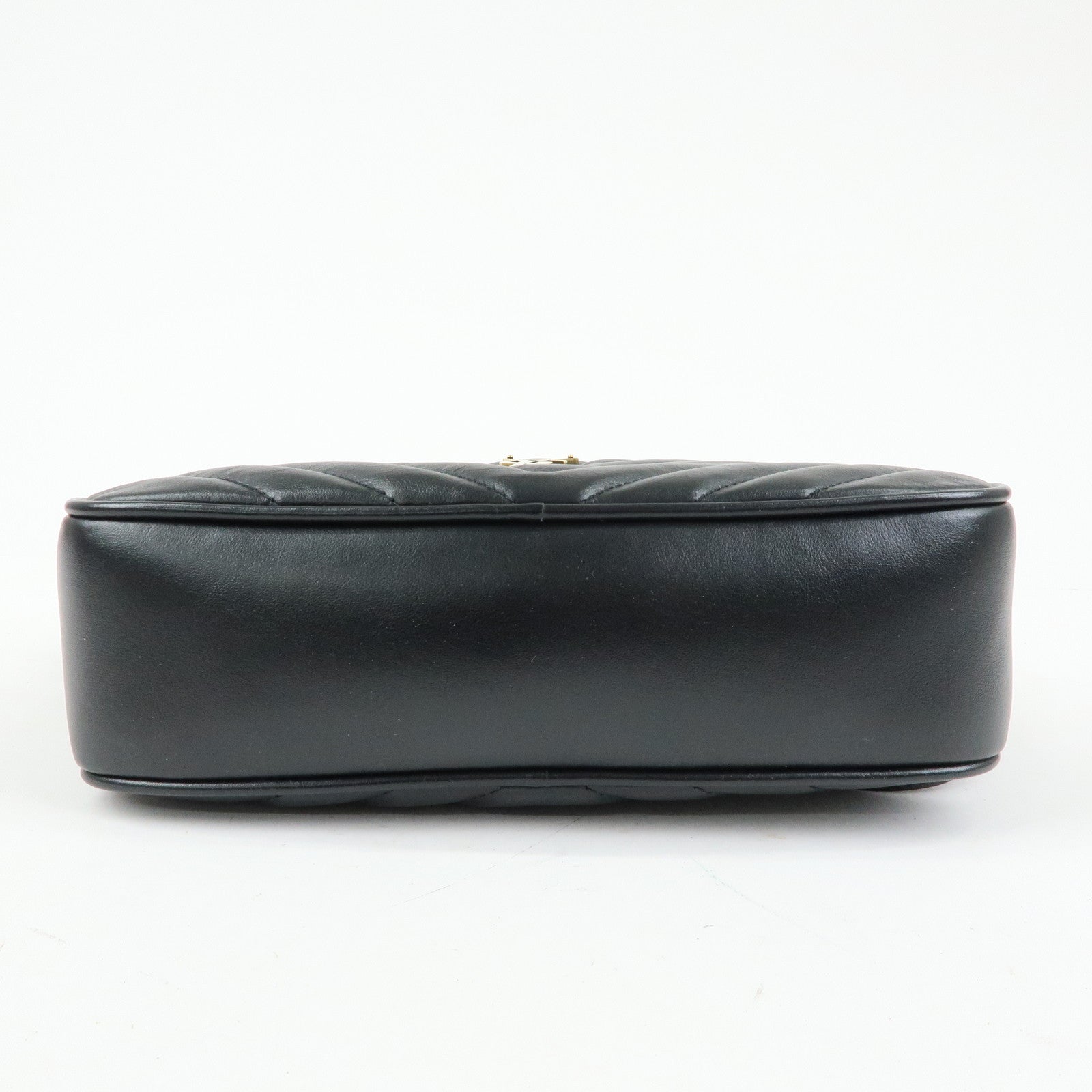 SAINT LAURENT PARIS Cassandra Shoulder Crossbody Bag Black 612544