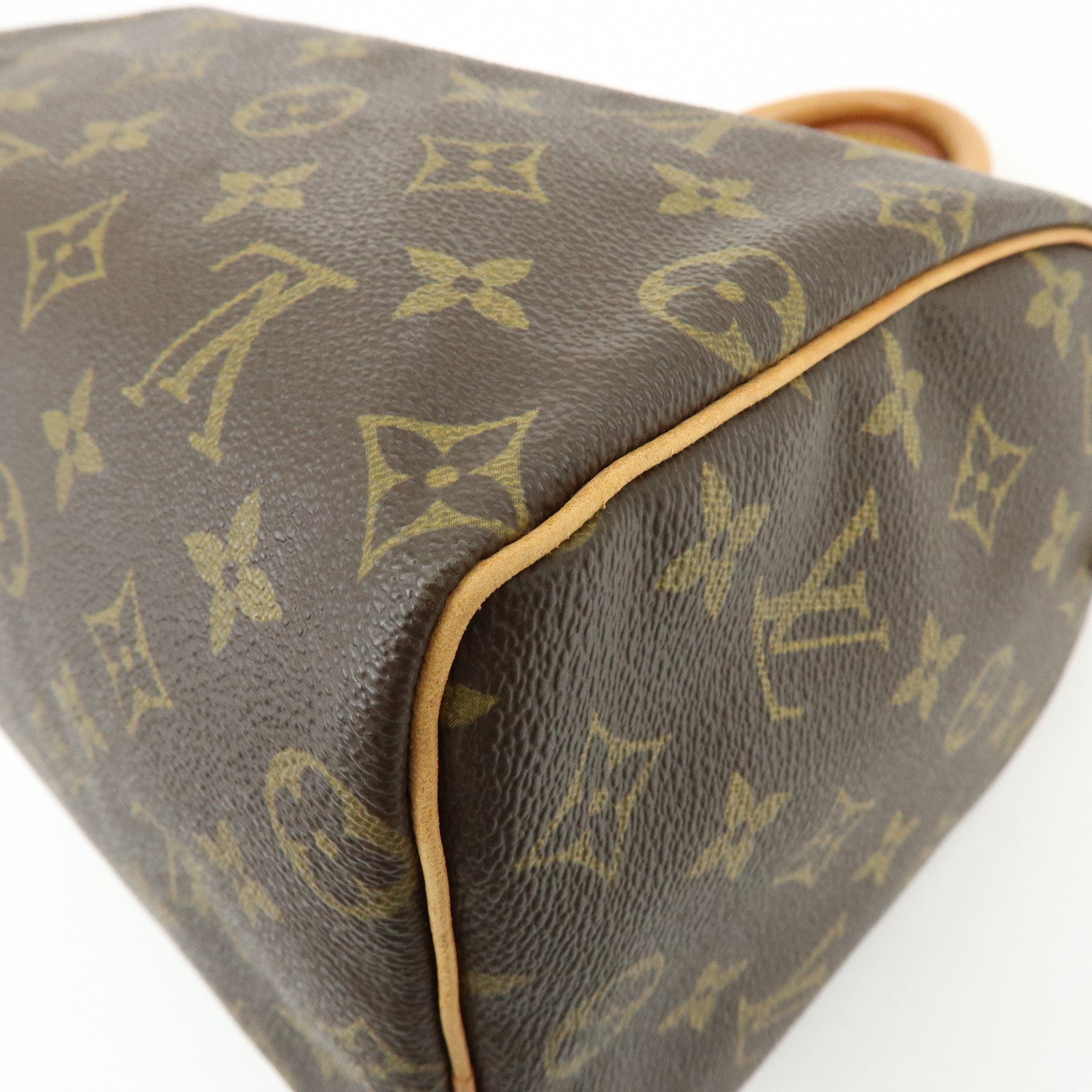Louis Vuitton Monogram Speedy 25 Boston Bag Hand Bag Brown M41528