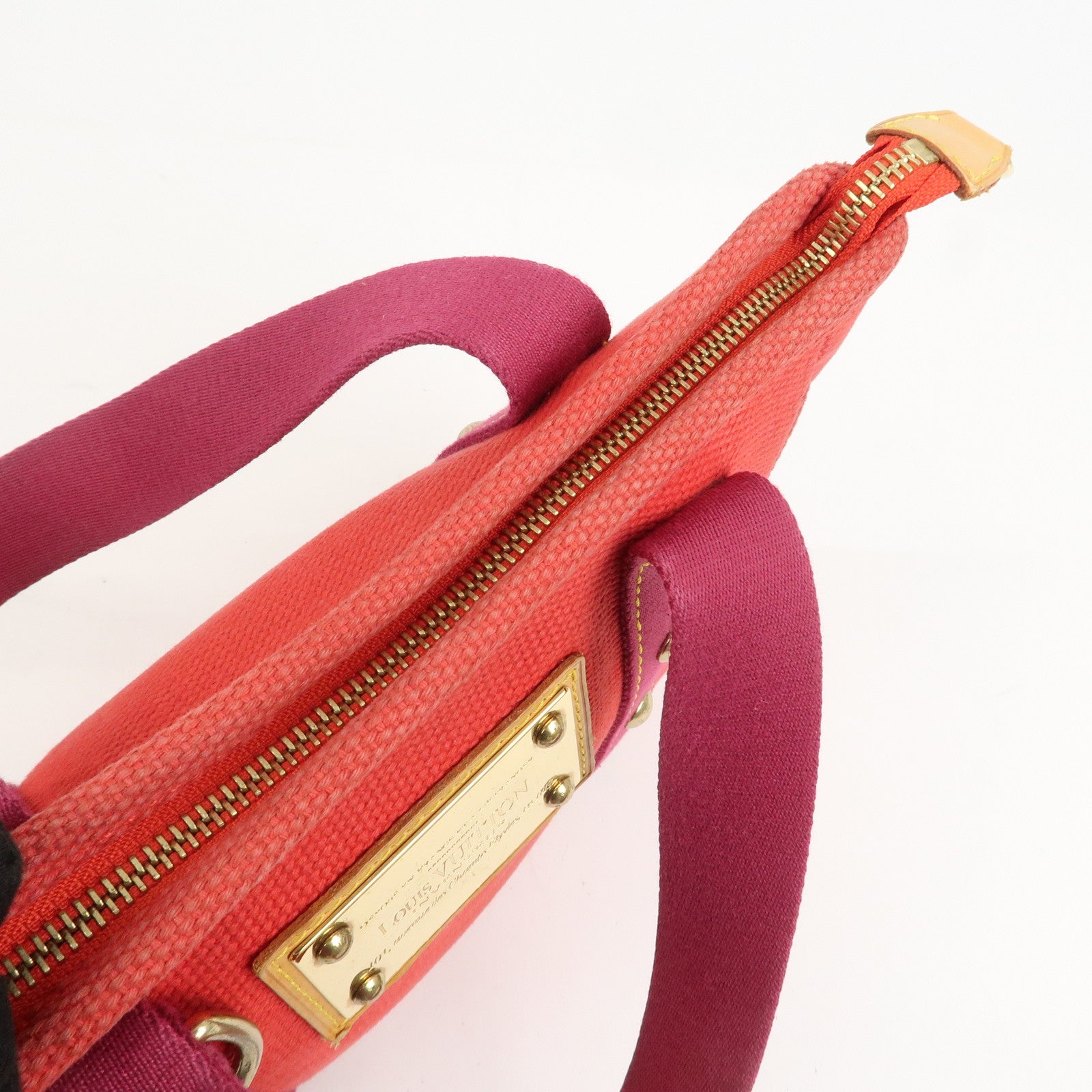 Louis Vuitton Antigua Cabas PM Hand Bag Rouge M40037