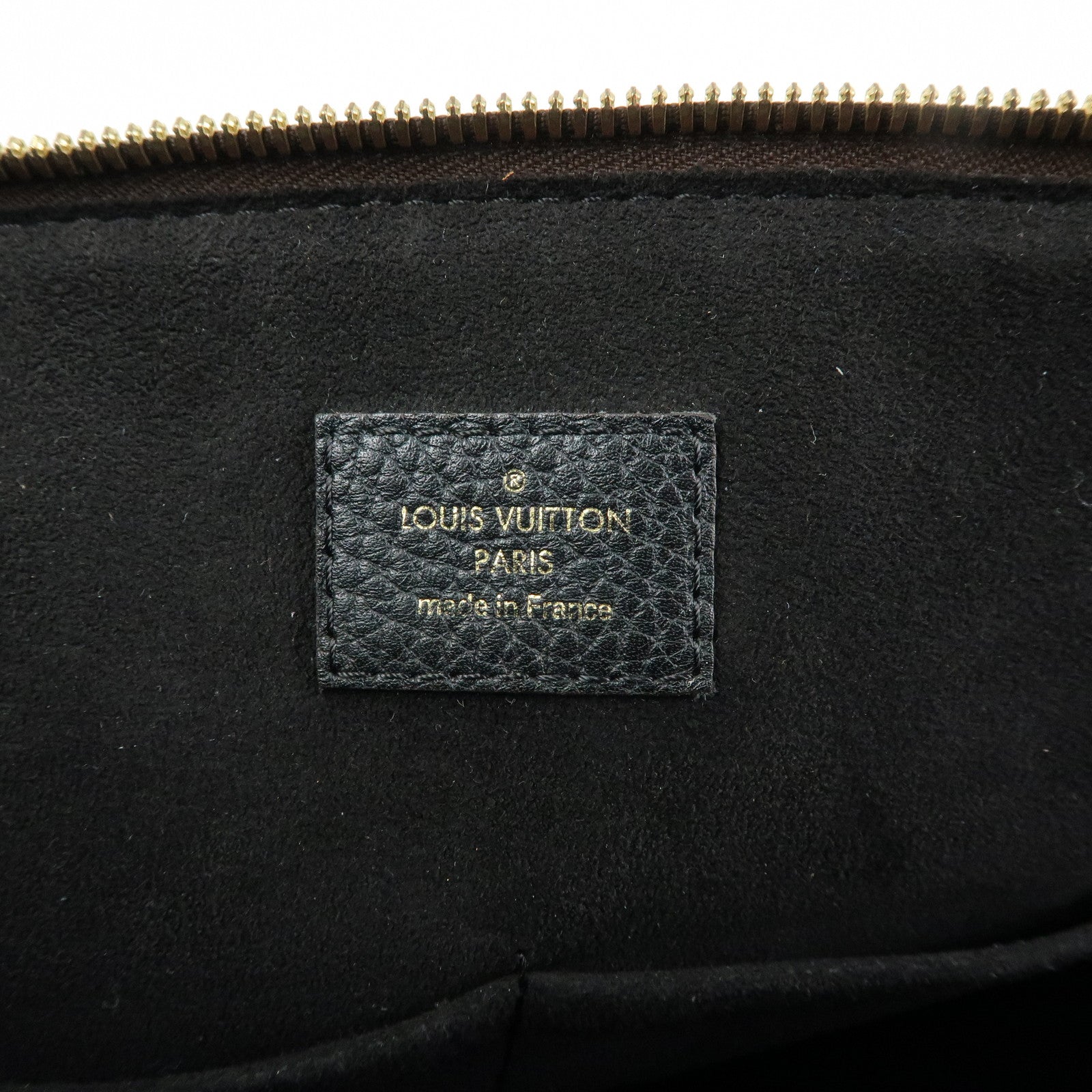 Louis Vuitton Monogram Canvas Leather Retiro Hand Bag Brown M50058