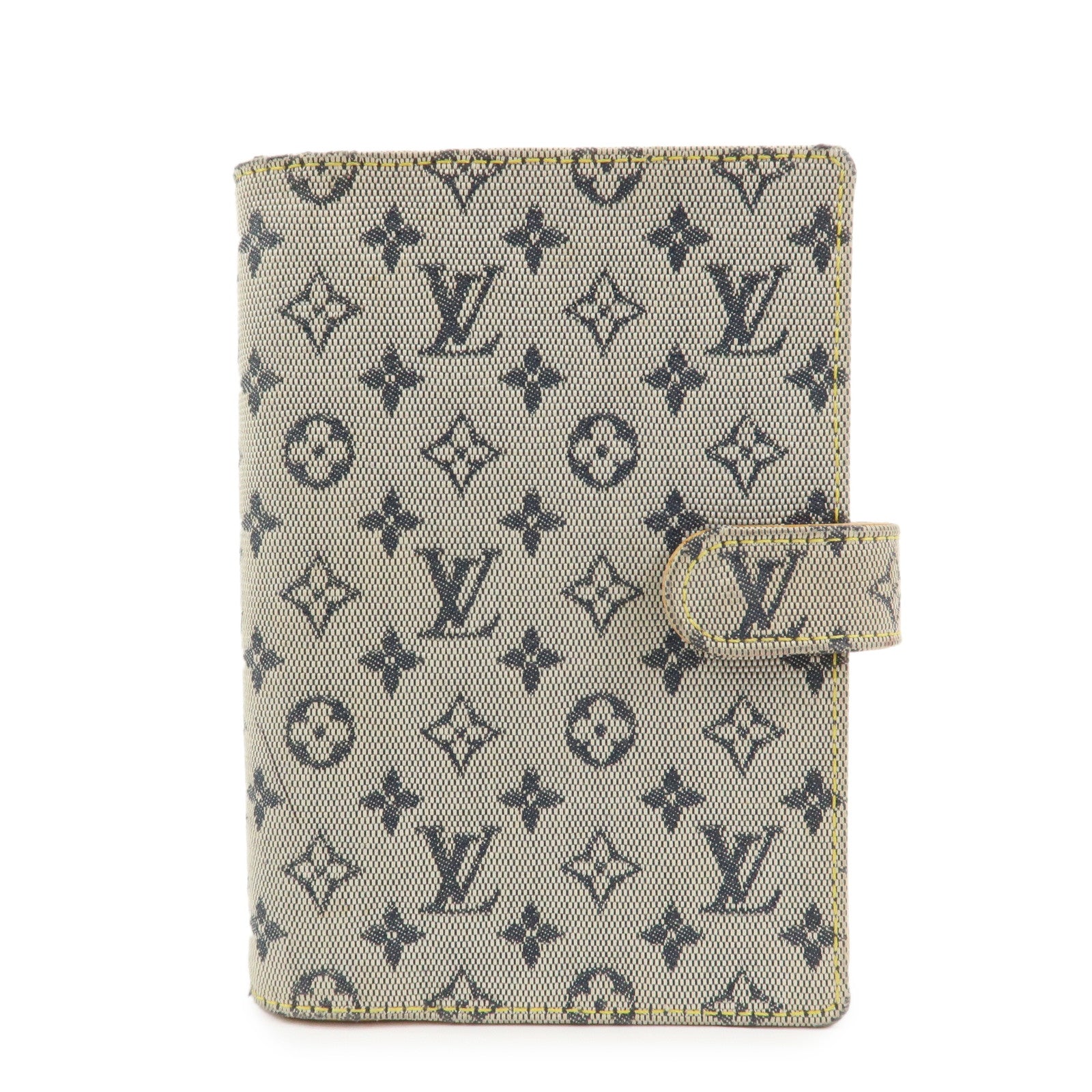 Louis Vuitton Monogram Mini Agenda PM Planner Cover Blue R20905