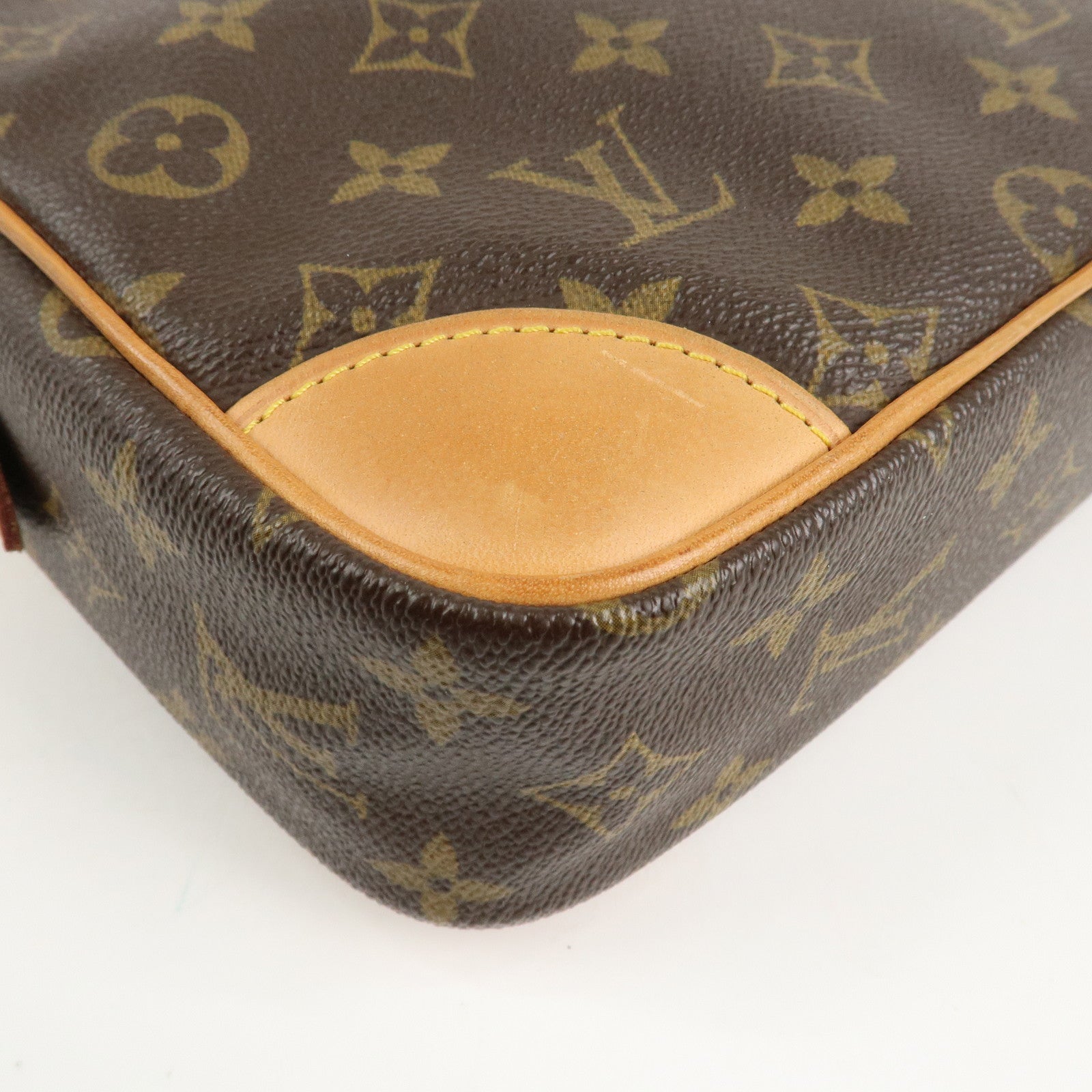 Louis Vuitton Monogram Compiegne 28 Pouch Clutch Bag Brown M51845 Used