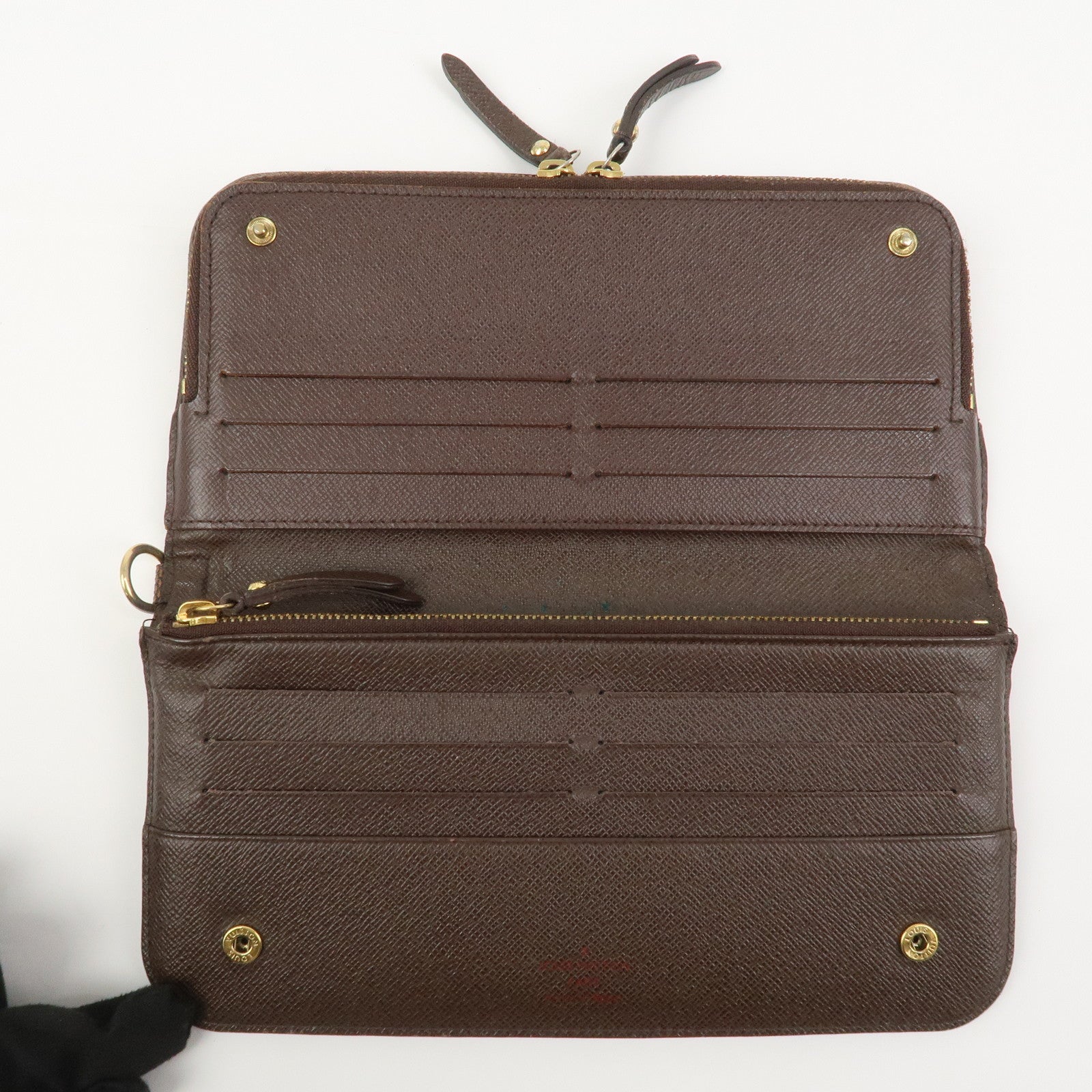 Louis Vuitton Damier Portefeuille Insolite Zippy Long Wallet N63071