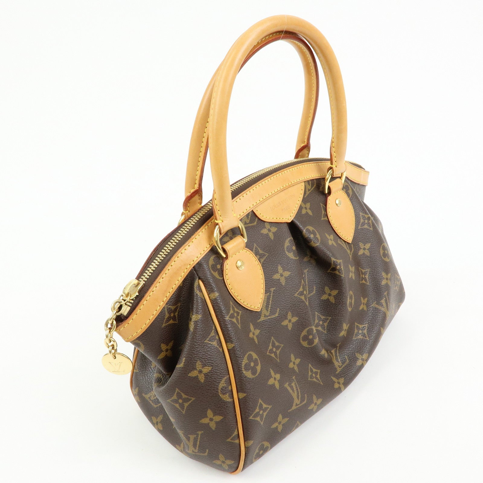 Louis Vuitton Monogram Tivoli PM Hand Bag Shoulder Bag Brown M40143