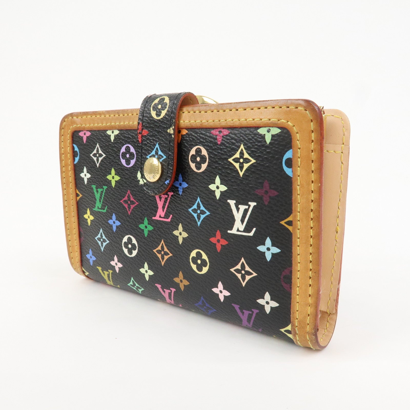Louis Vuitton Monogram Multicolor Portefeuille Viennois Noir M92988