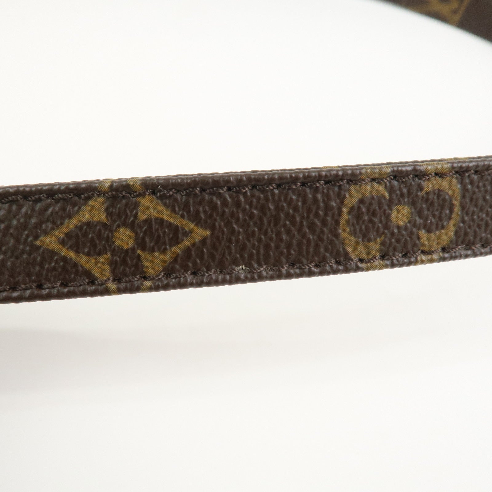 Louis Vuitton Monogram Adjustable Shoulder Strap Brown 120cm J52315