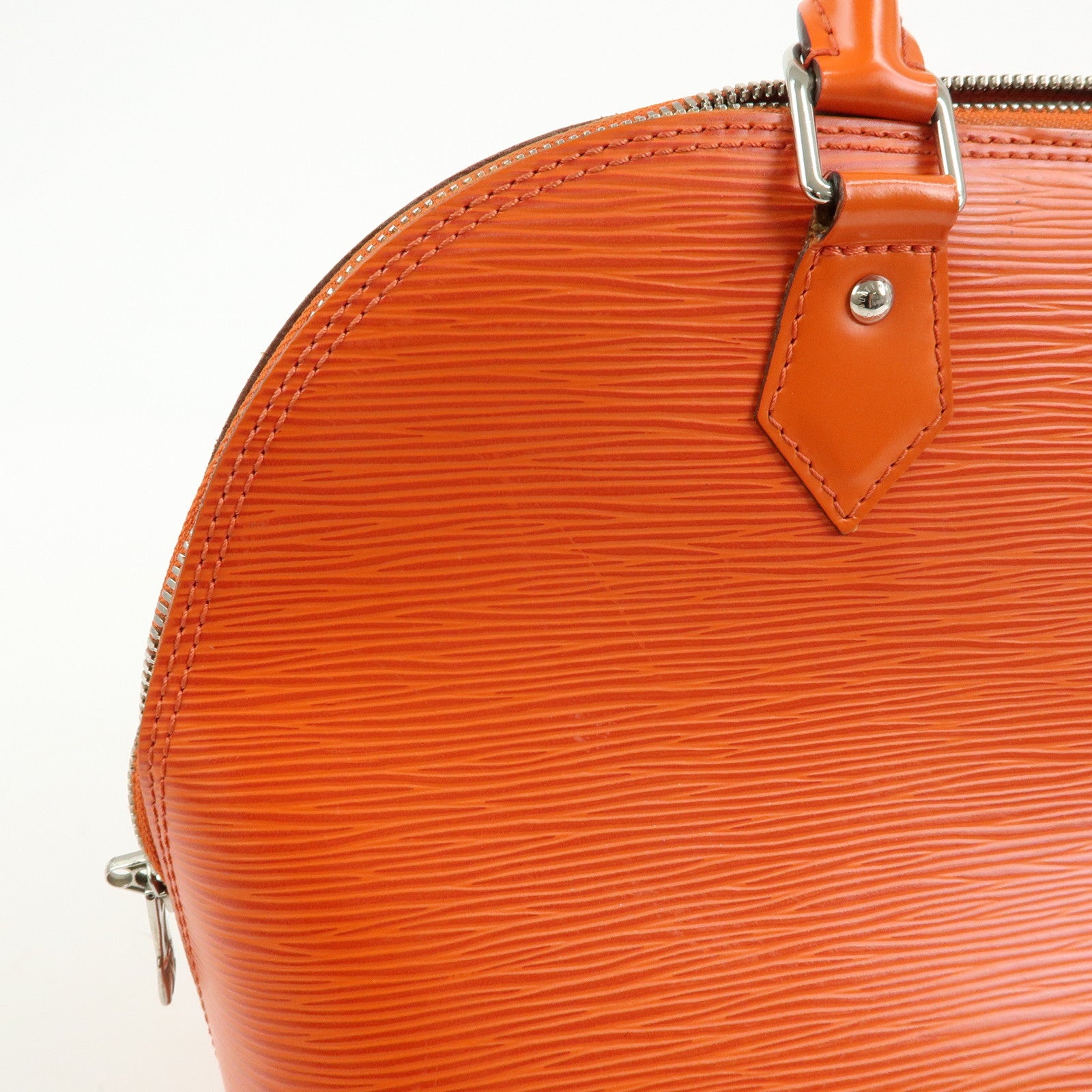 Louis Vuitton Epi Alma PM Hand Bag Pimont Orange M40623
