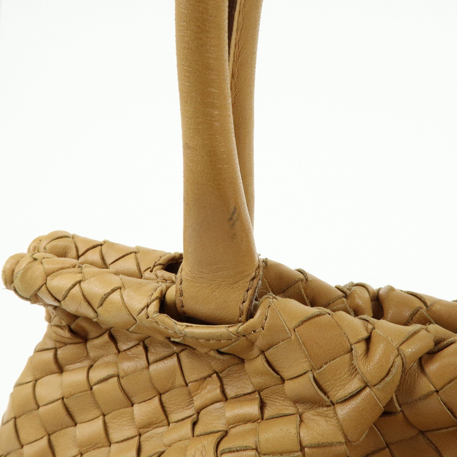 BOTTEGA VENETA Intrecciato Nappa Leather Hand Shoulder Bag Brown