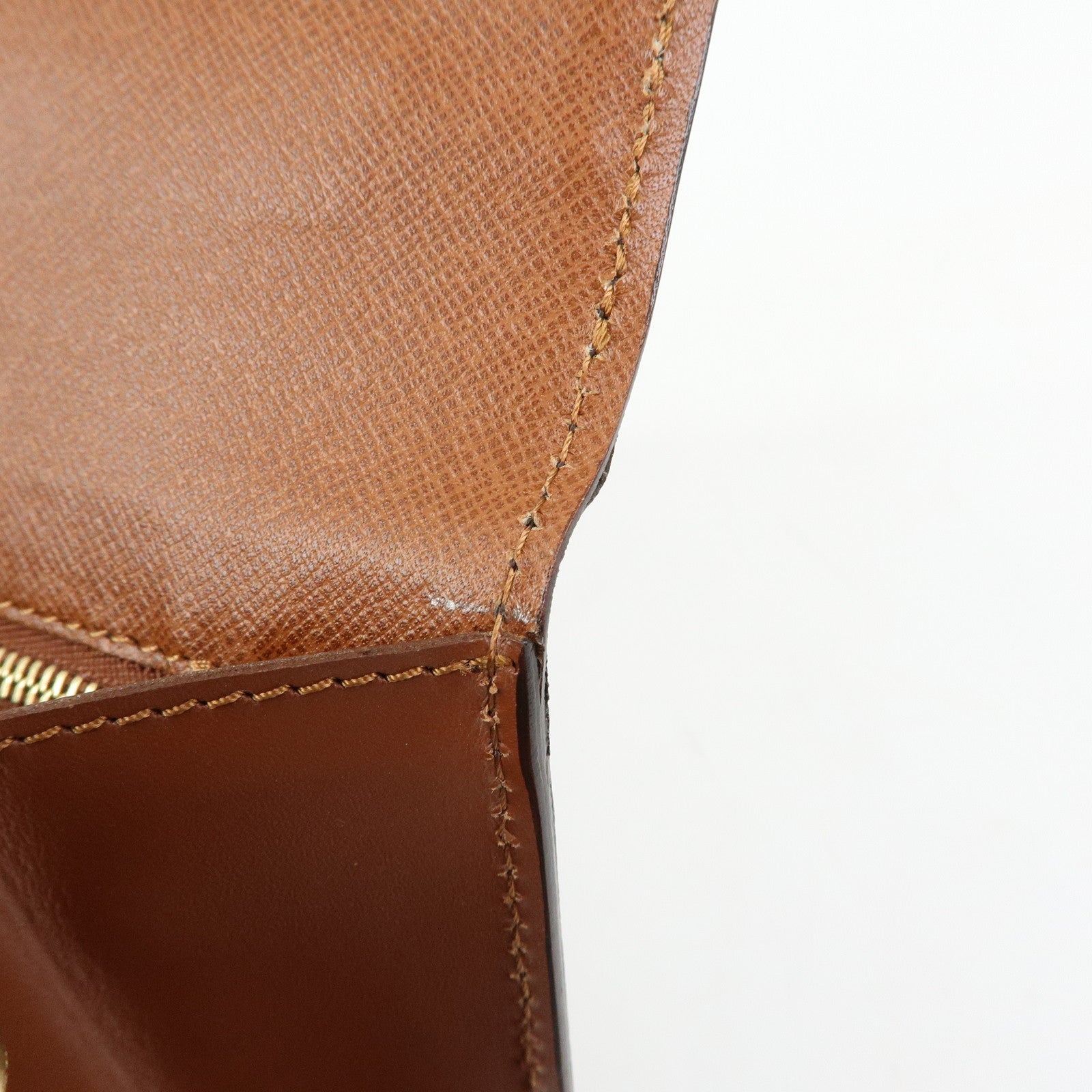 Louis Vuitton Monogram Concorde Hand Bag Brown M51190