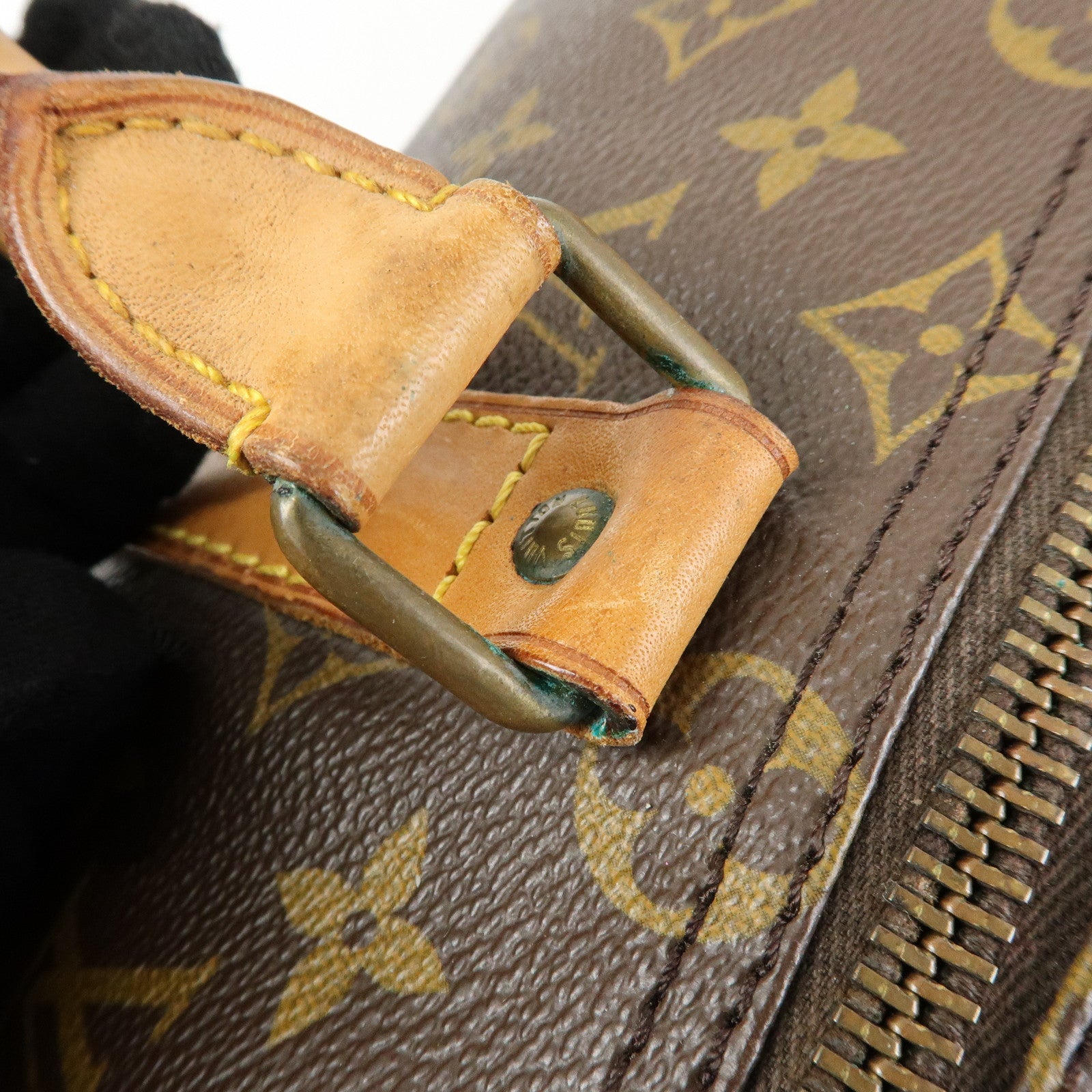 Louis Vuitton Monogram Keep All 50 Boston Bag Brown M41426