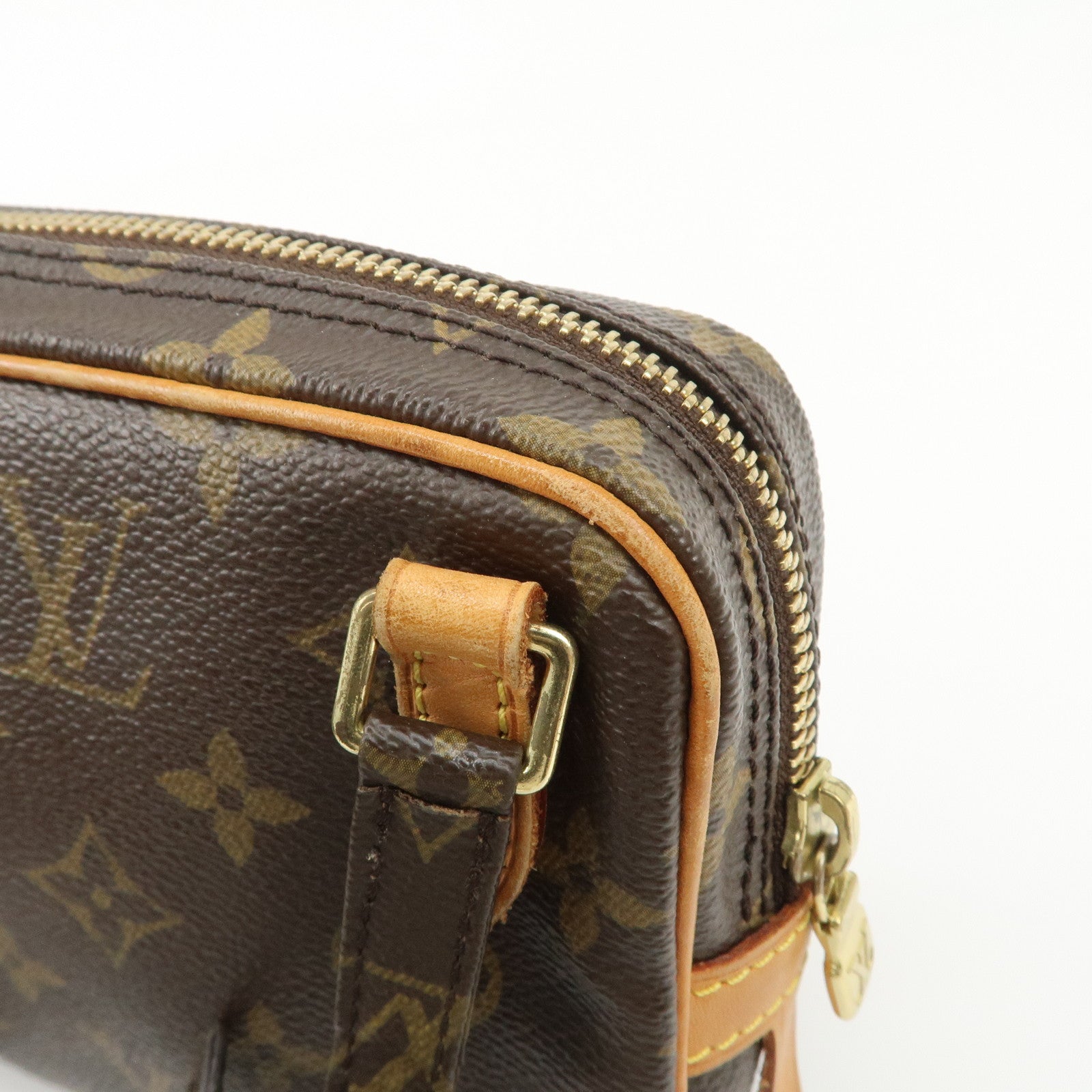 Louis Vuitton Monogram Pochette Marly Bandouliere Bag Brown M51828