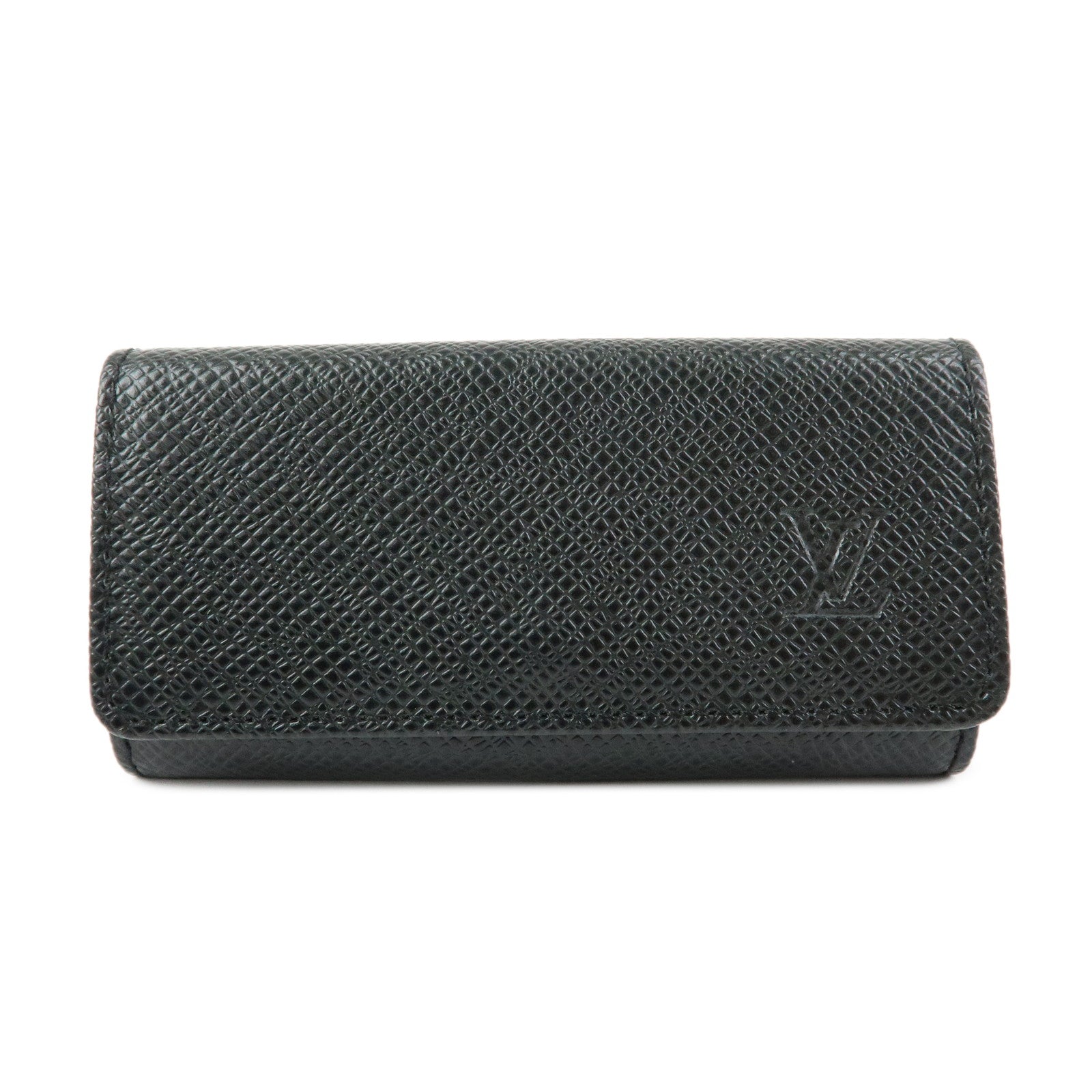 Louis Vuitton Taiga Leather Multicles 4 Key Case Ardoise M30522