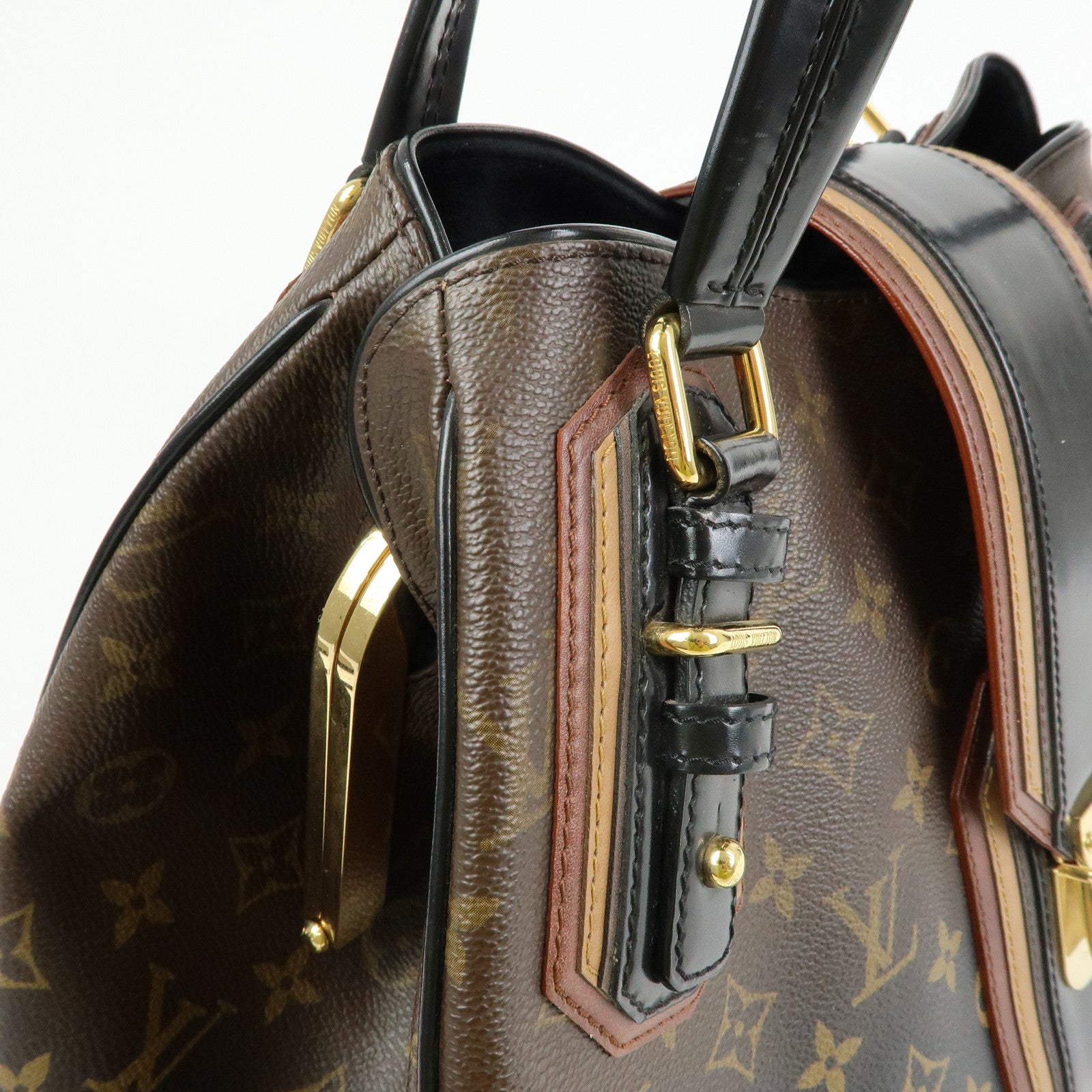 Louis Vuitton Monogram Mirage Griet Canvas Hand Bag Noir M95579