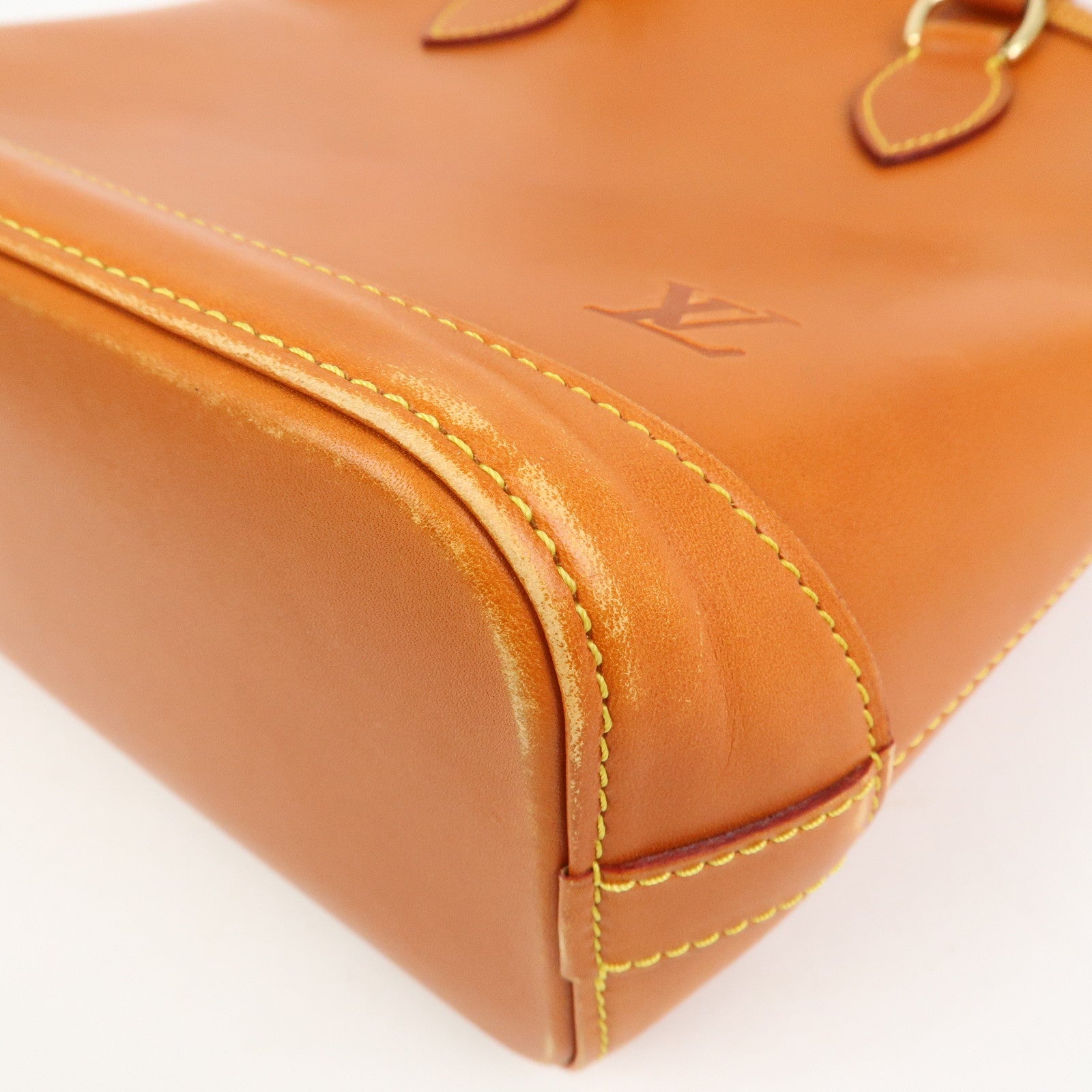 Louis Vuitton Lockit Nomade Leather Hand Bag Caramel Brown M85388