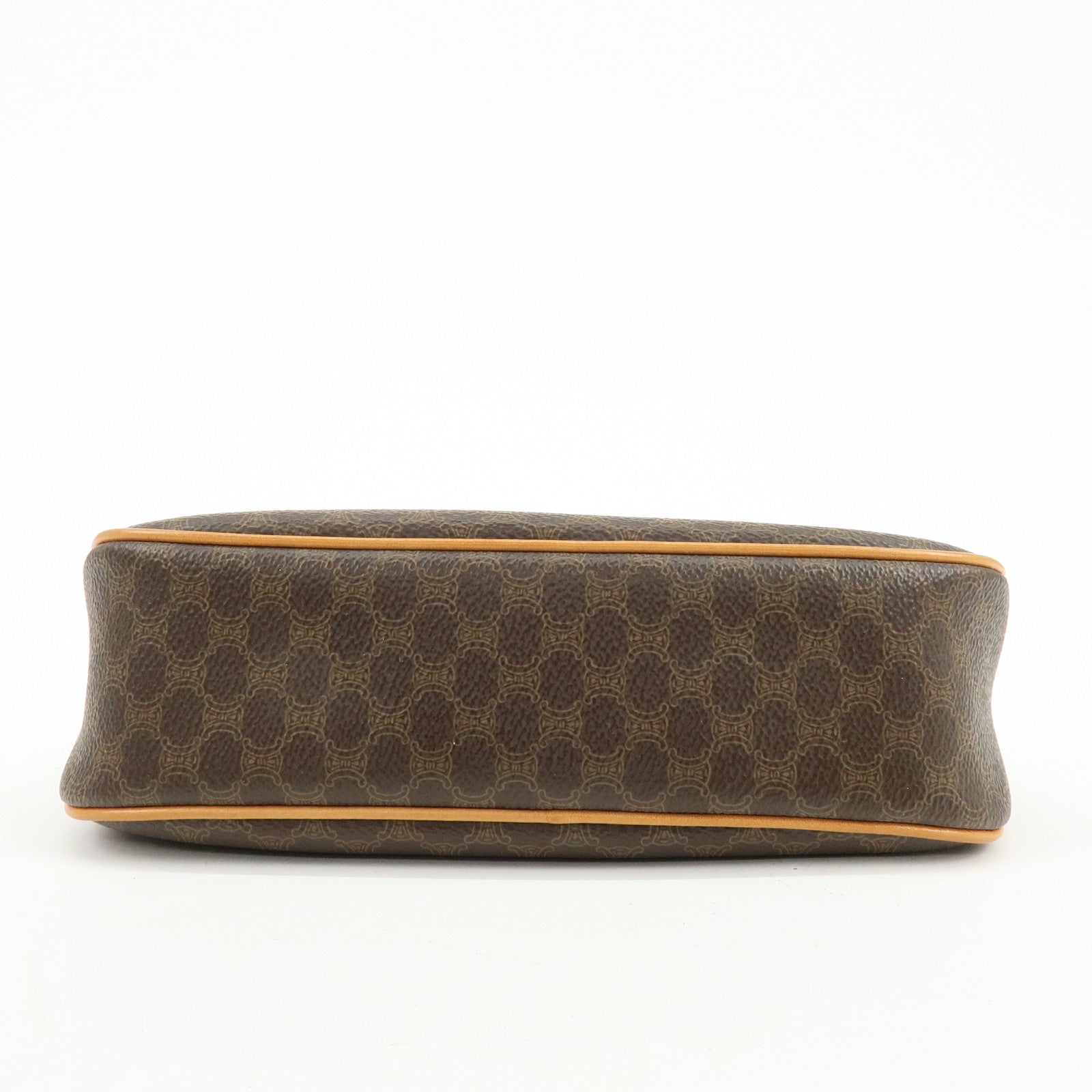 CELINE Macadam PVC Leather Shoulder Bag Hand bag Brown