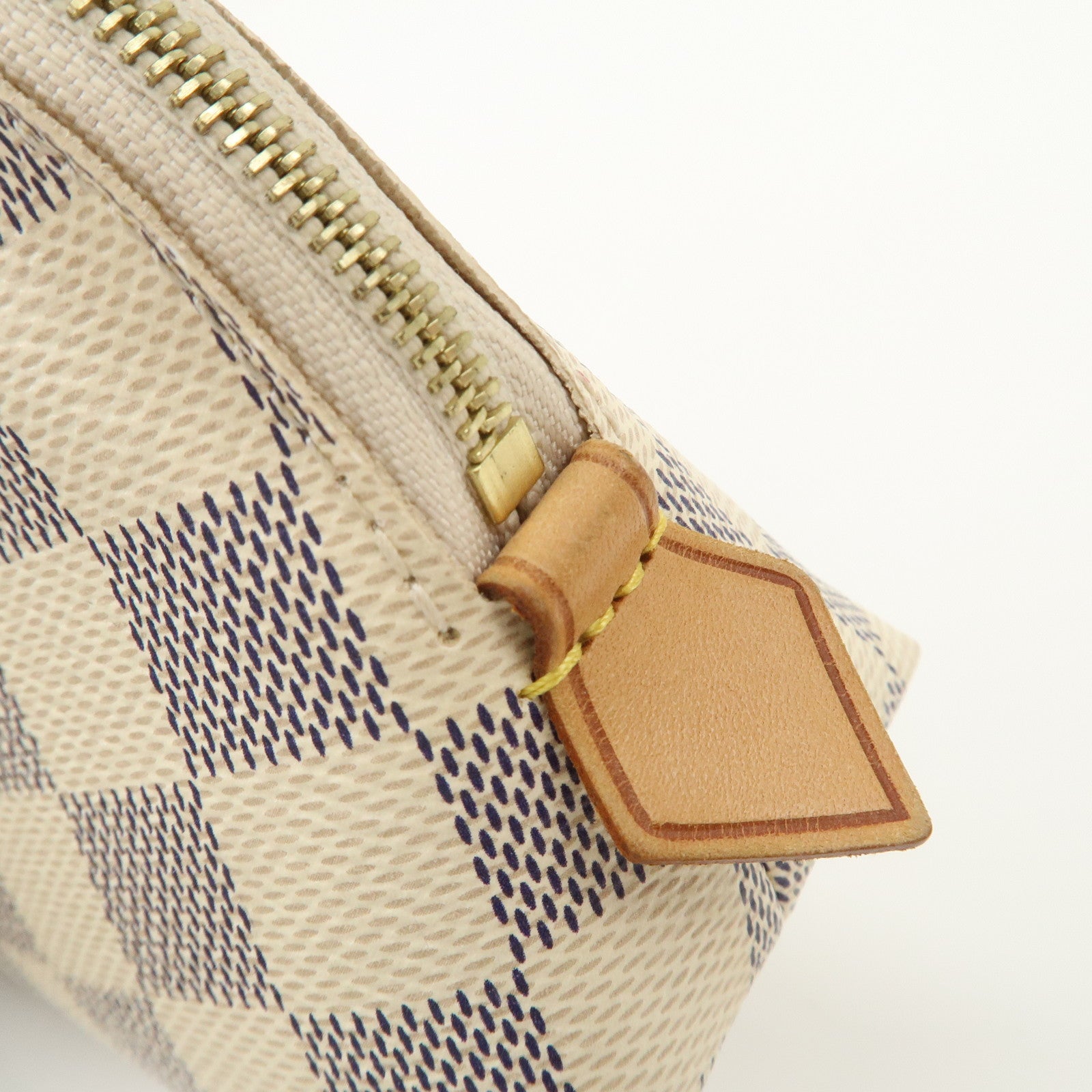 Louis Vuitton Damier Azur Pochette Cosmetic Pouch N60024
