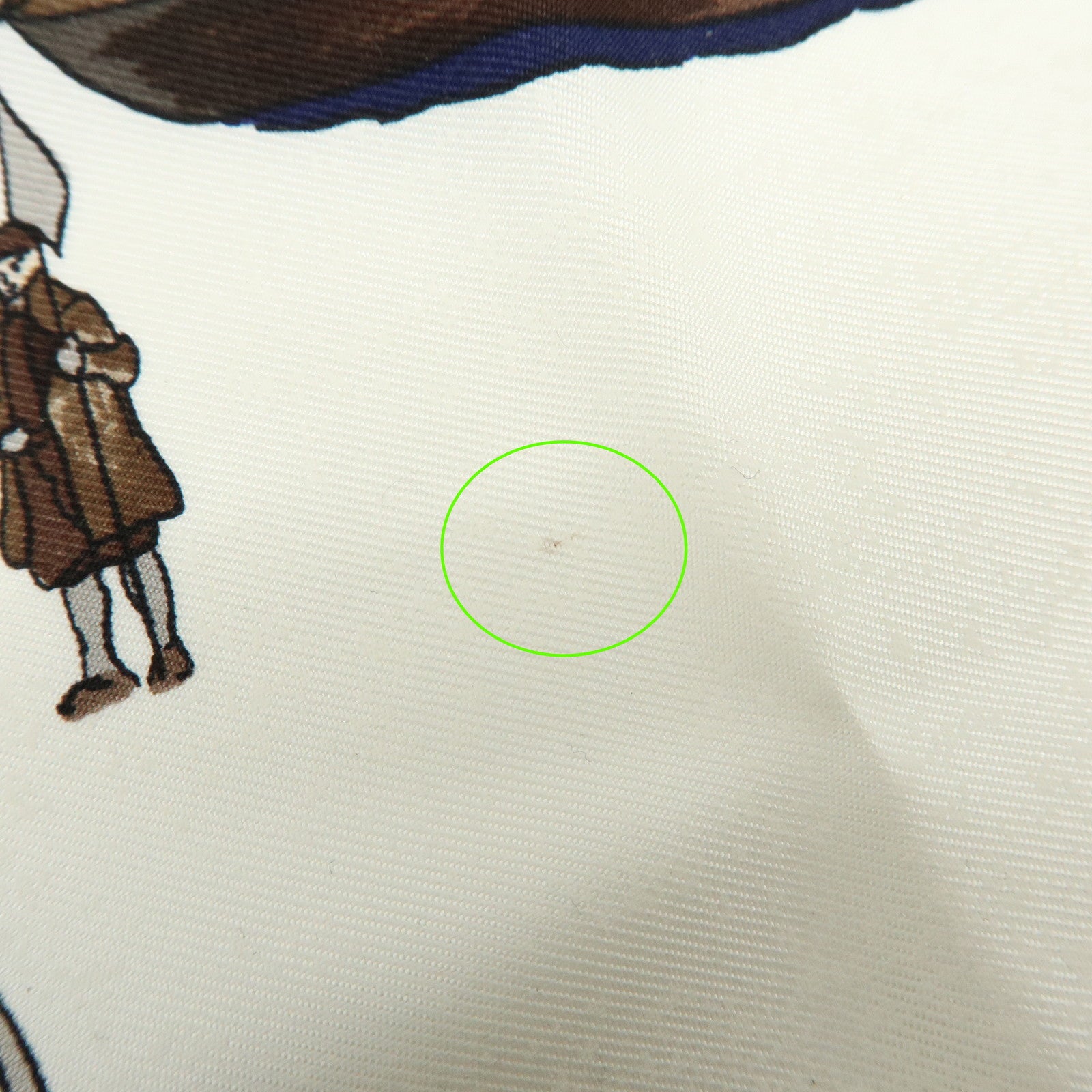 HERMES Carre 90 Silk 100% Scarf MARINE ET CAVALERIE Brown