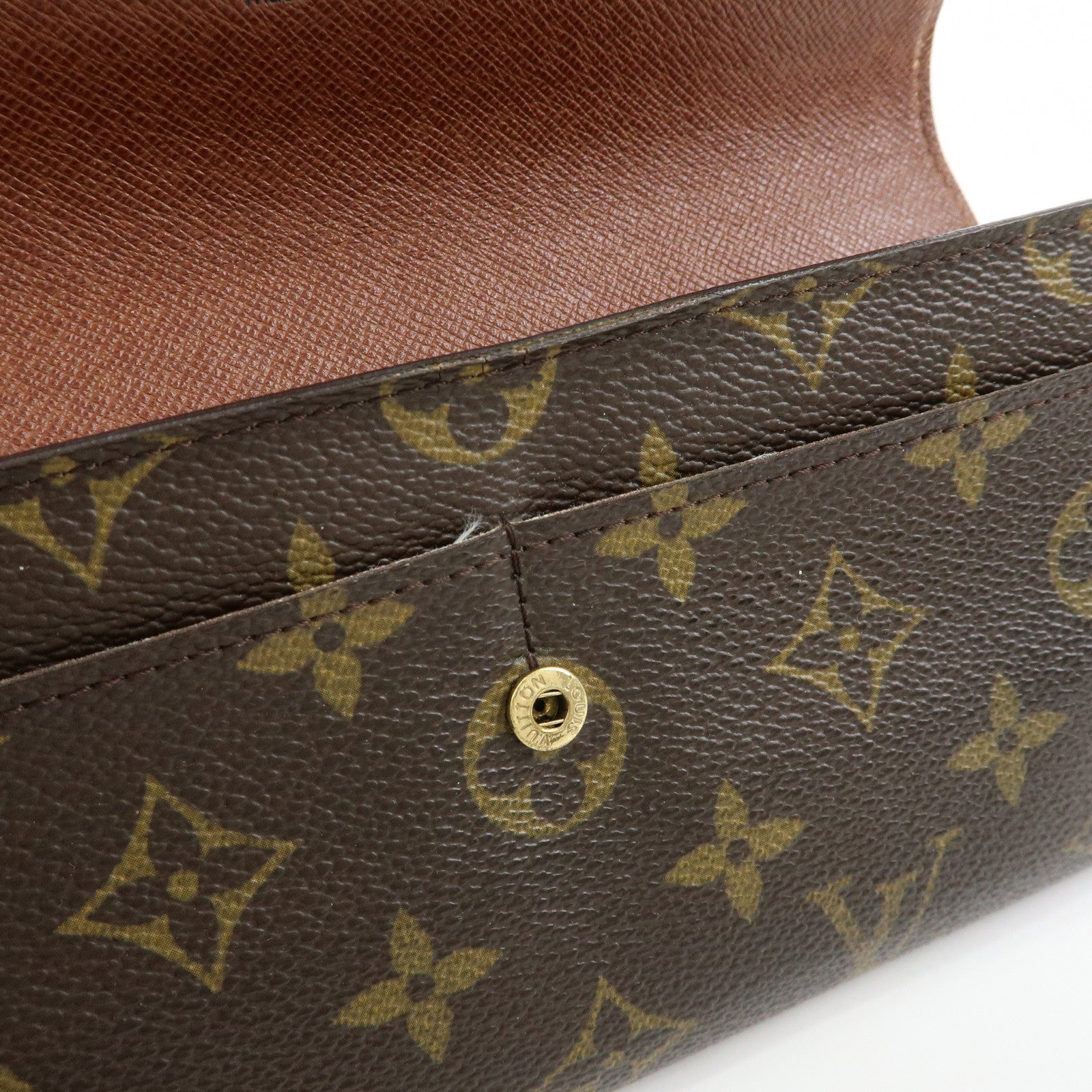 Louis Vuitton Monogram Porte Monnaie Credit Long Wallet M61726