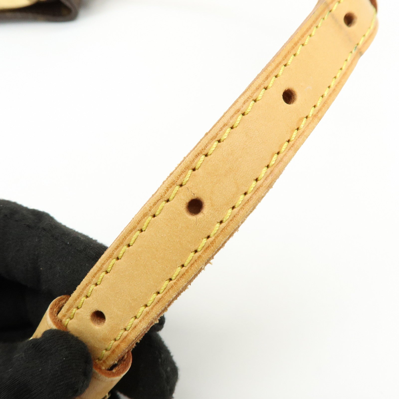 Louis Vuitton Monogram Trotteur Canvas Shoulder Bag Brown M51240