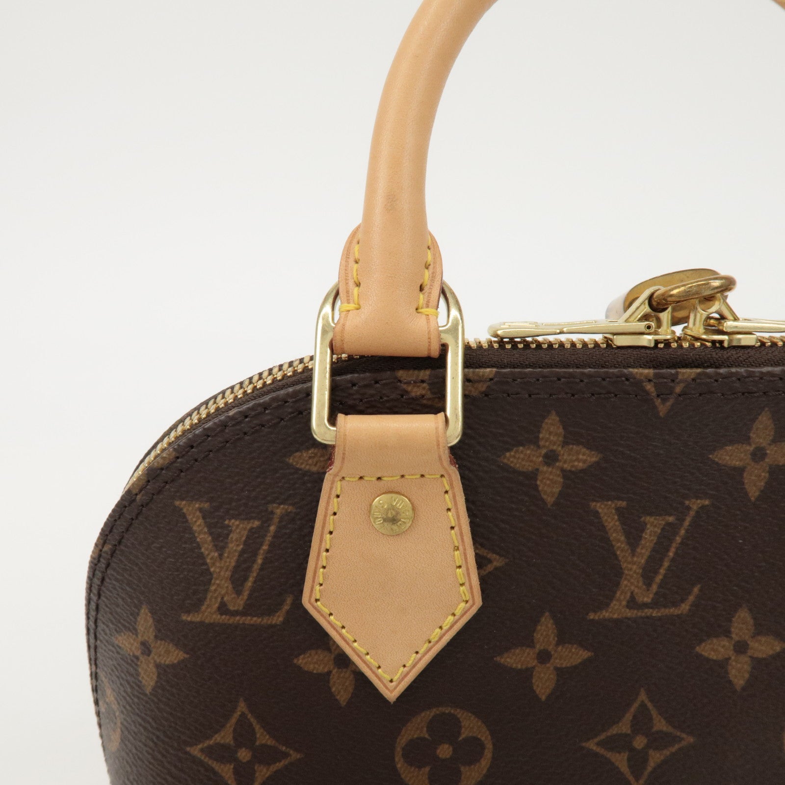 Louis Vuitton Monogram Alma BB 2Way Hand Bag Shoulder Bag M53152 Used