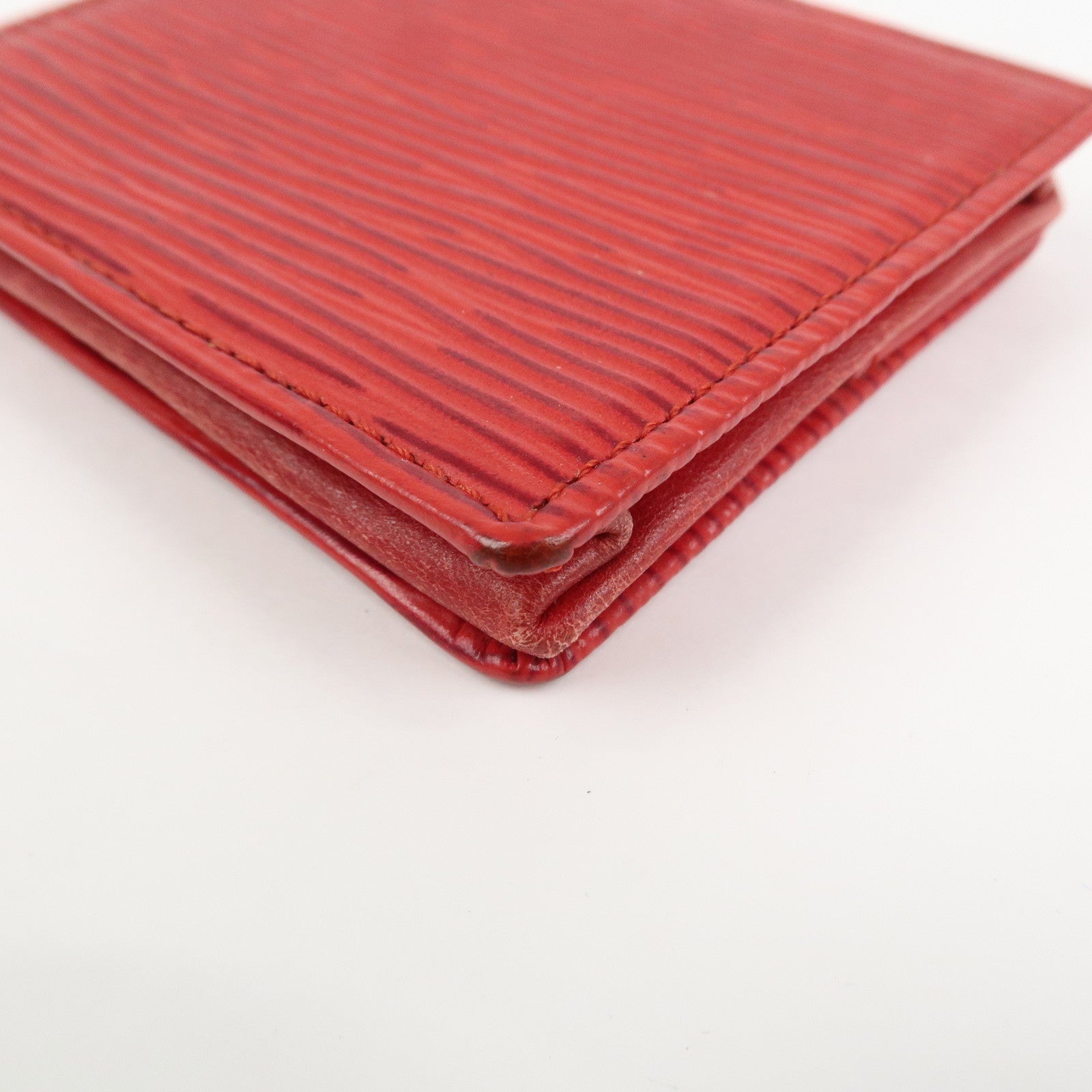 Louis Vuitton Epi Leather Porte Monnaie Boite Castilian Red M63697