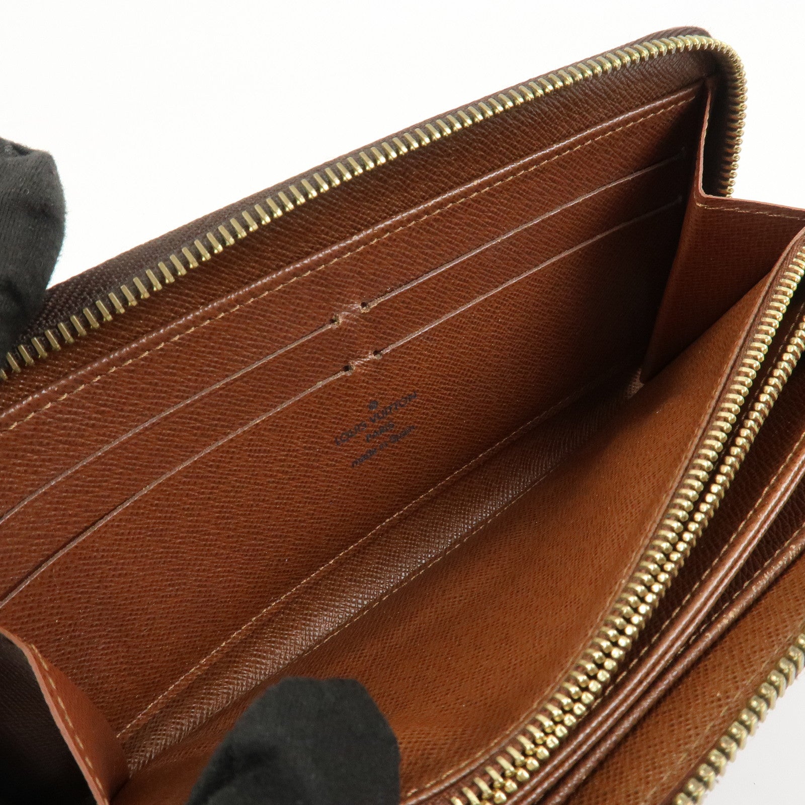 Louis Vuitton Monogram Canvas Zippy Long Wallet Brown M60017
