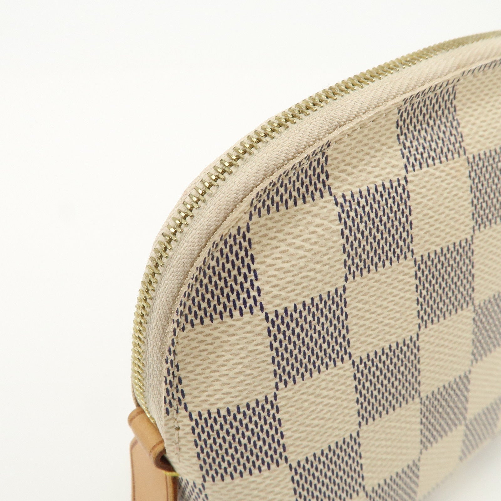 Louis Vuitton Damier Azur Pochette Cosmetic Pouch N60024